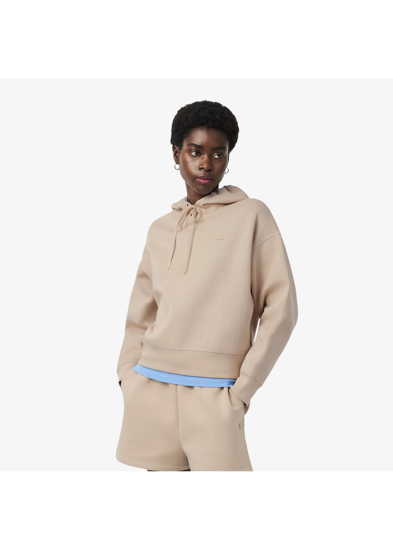 LACOSTE Oversized Adjustable Hoodie - LACOSTE