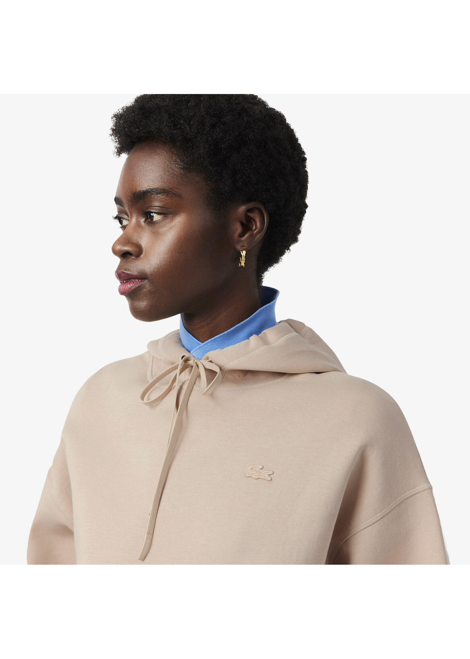 LACOSTE Oversized Adjustable Hoodie - LACOSTE