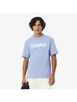LACOSTE Printed Cotton T-shirt TENNIS - LACOSTE -available in 2 colors