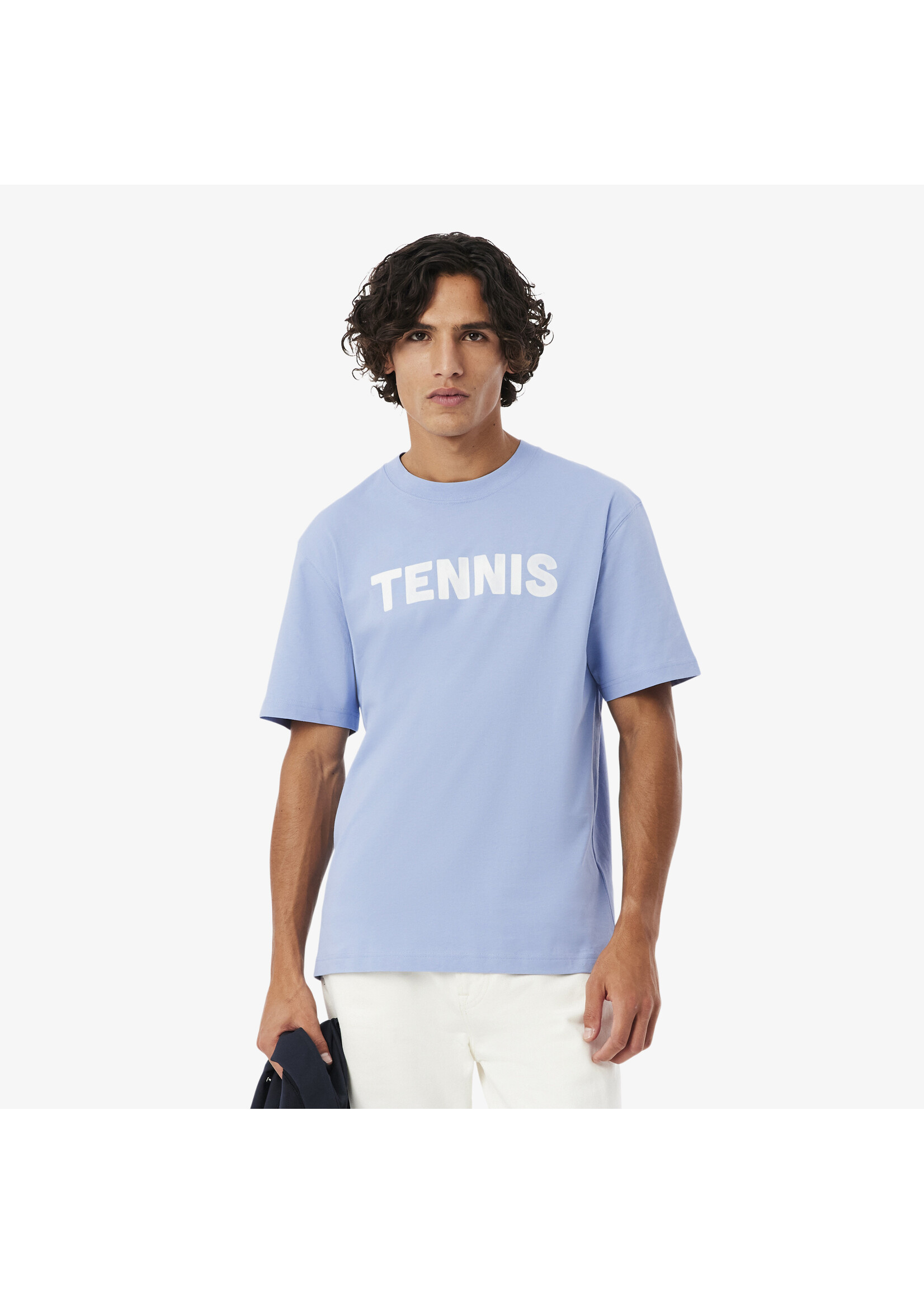 LACOSTE T-shirt pour homme inscription TENNIS - LACOSTE - 2 couleurs disponibles