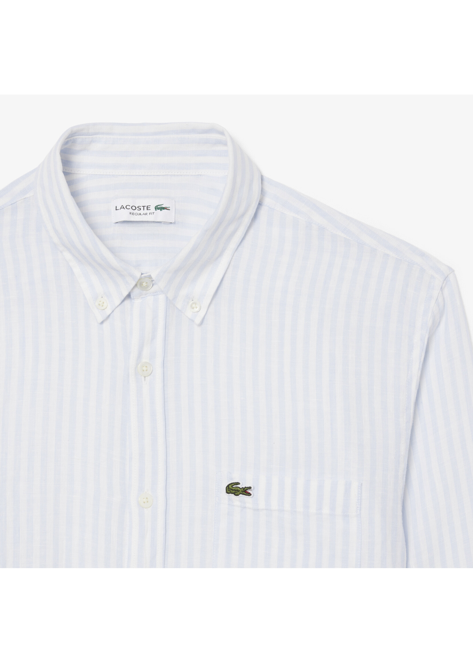LACOSTE LACOSTE striped cotton long-sleeved shirt - available in 2 colors