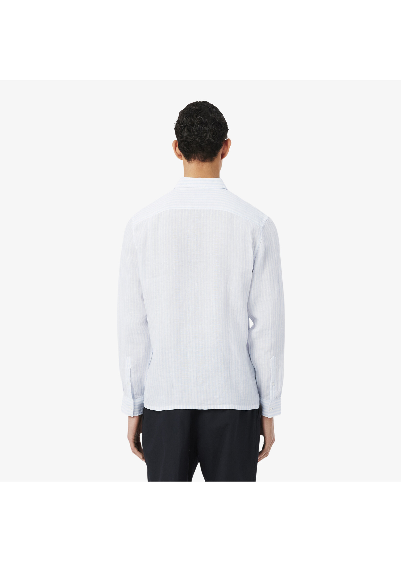 LACOSTE Chemise ML rayée en coton LACOSTE - 2 couleurs disponibles