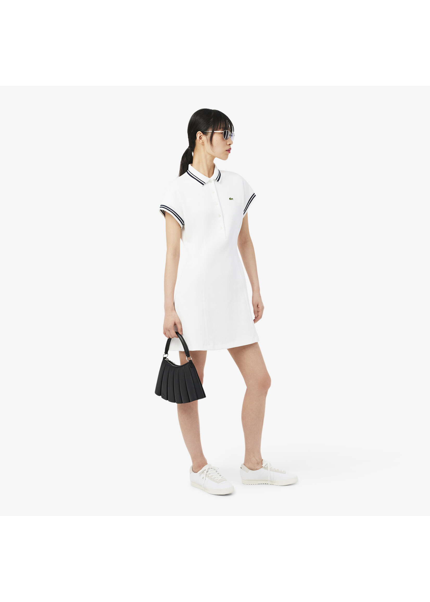 LACOSTE Classic vintage-cut dress made in France - LACOSTE