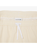 LACOSTE Short de bain mi-long rayé texturé pour homme - 3 couleurs disponibles