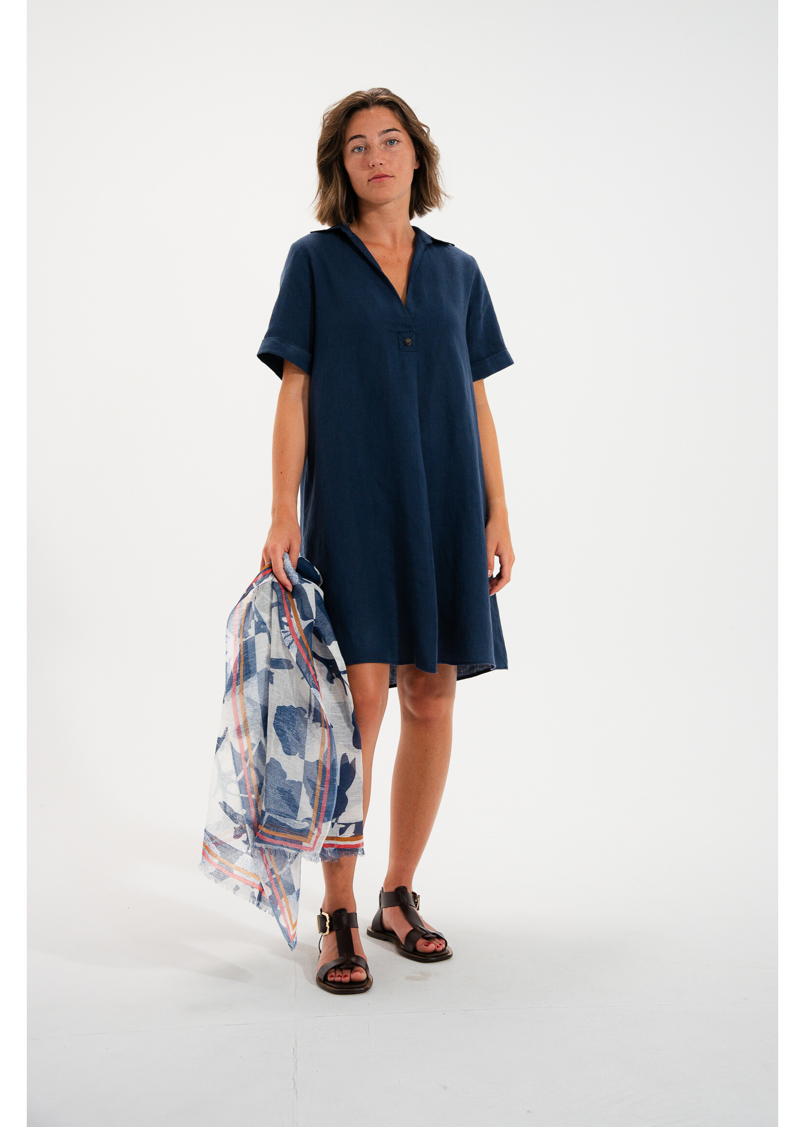 MAT DE MISAINE Linen & cotton scarf/stole