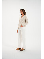 MAT DE MISAINE Long-sleeved cotton/linen knit - TAROUDANT