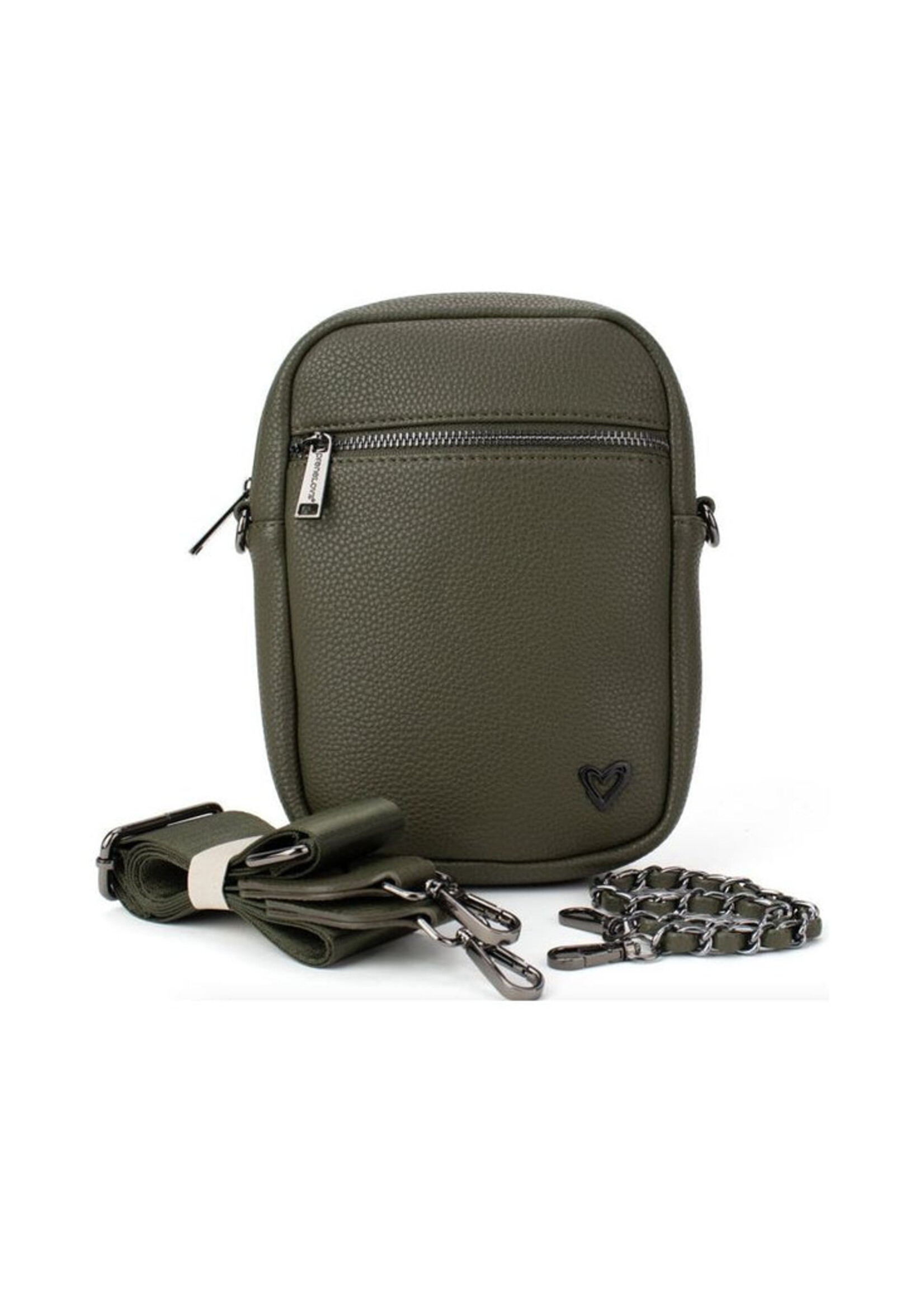 PRENELOVE HOPE Vegan Leather Phone Crossbody Bag- preneLOVE - 2 color available