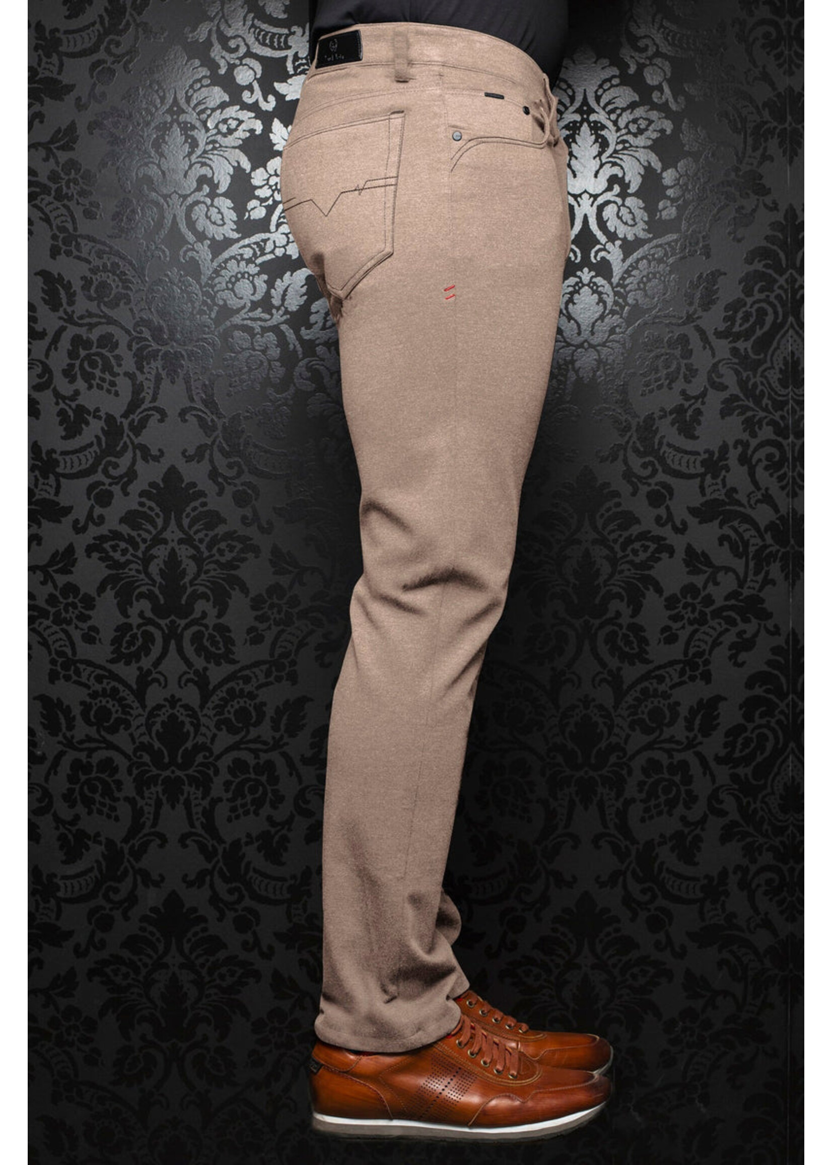 AU NOIR Pantalon cinq poches Winchester pour homme-BEIGE