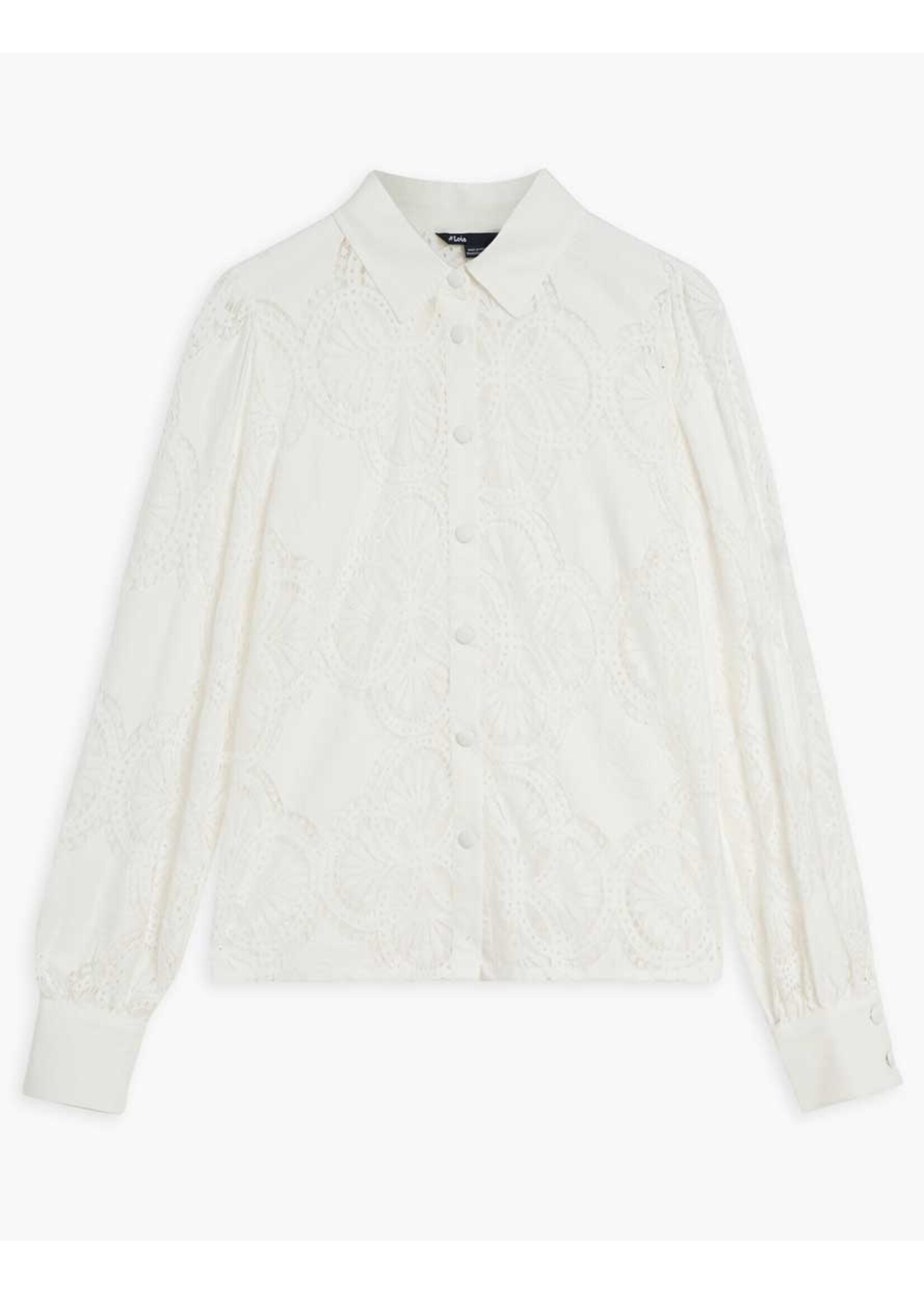 LOIS JEANS & JACKETS Blouse ML avec motifs dentelle - ODESSA