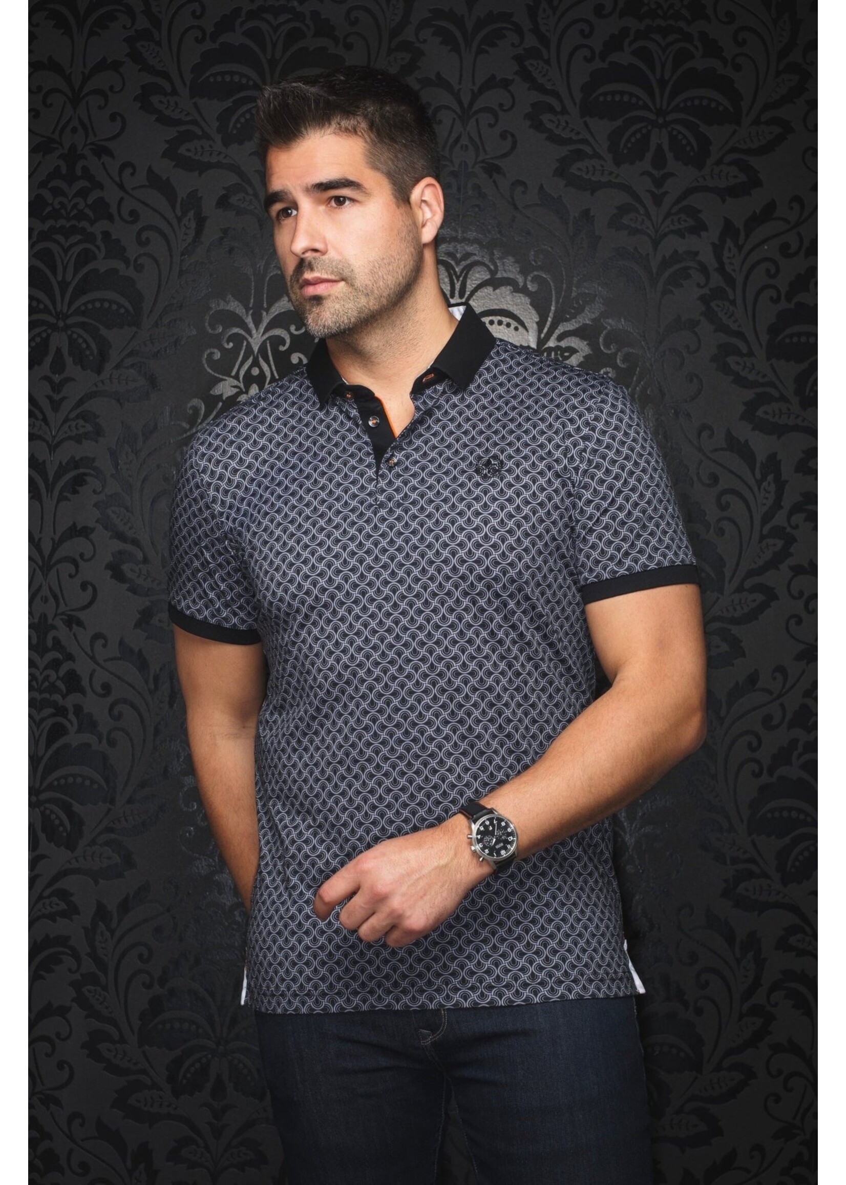 AU NOIR POLO SHIRT | AVESTA, Black