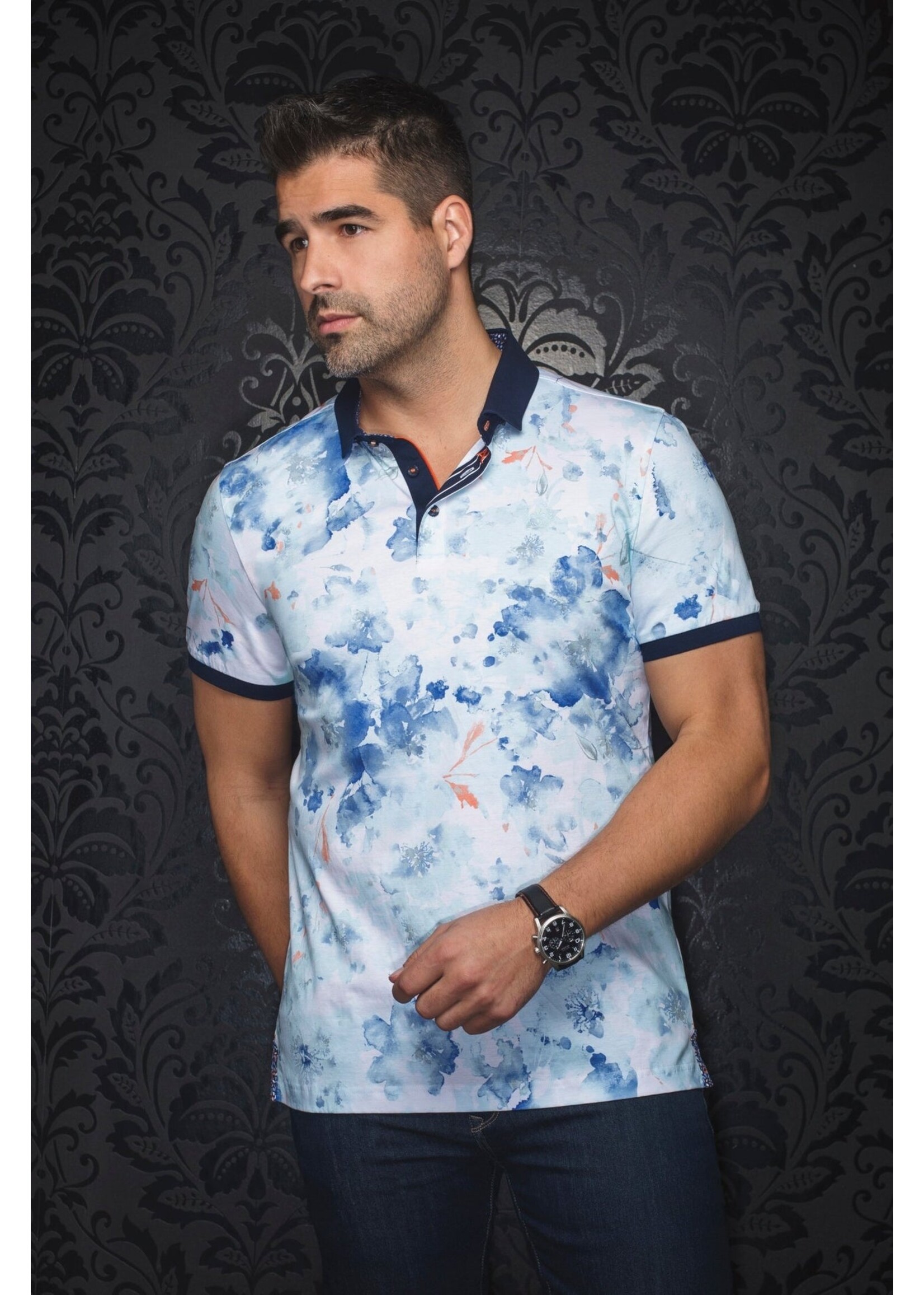 AU NOIR POLO | ANZIO, LT AQUA