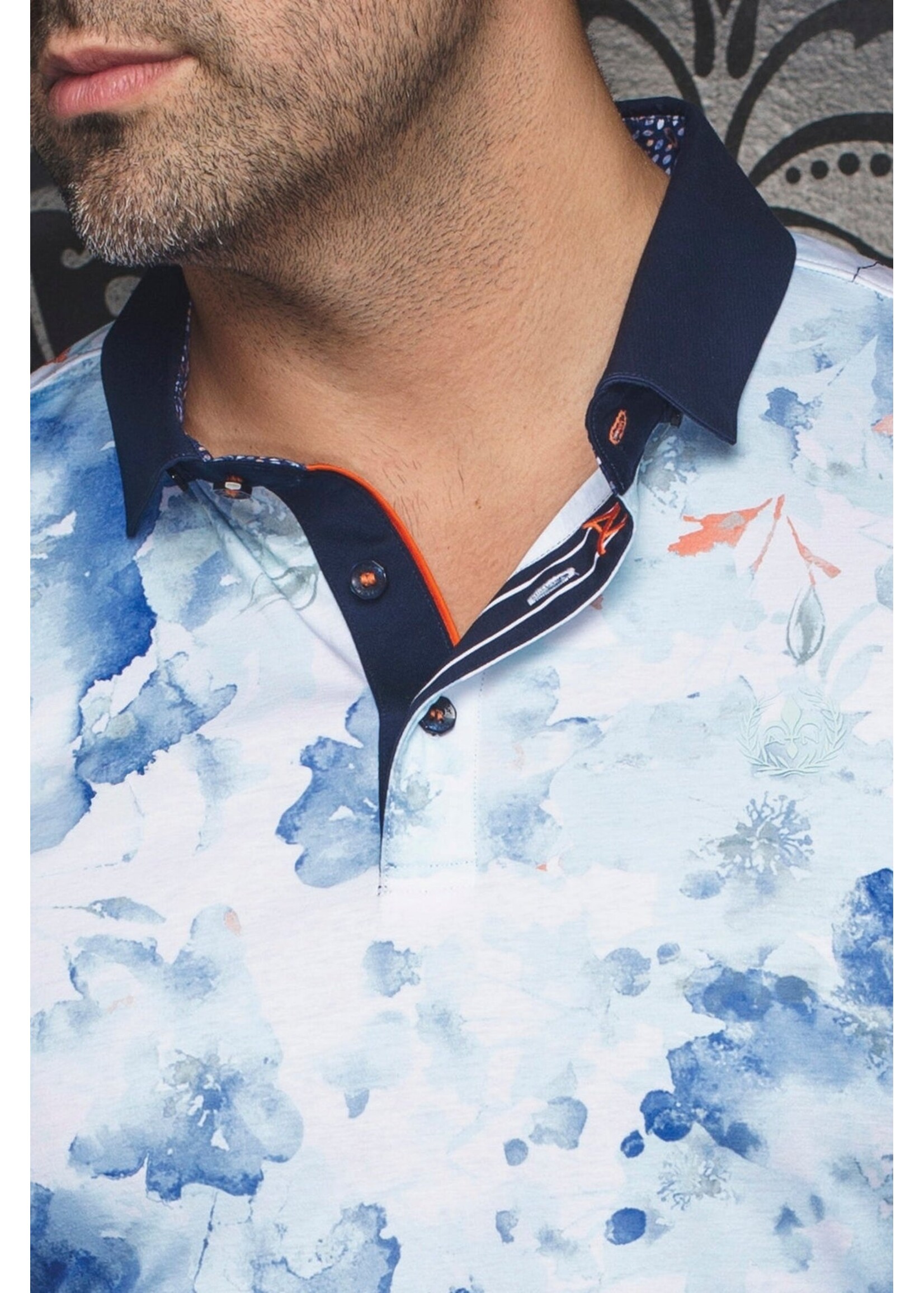 AU NOIR POLO | ANZIO, LT AQUA