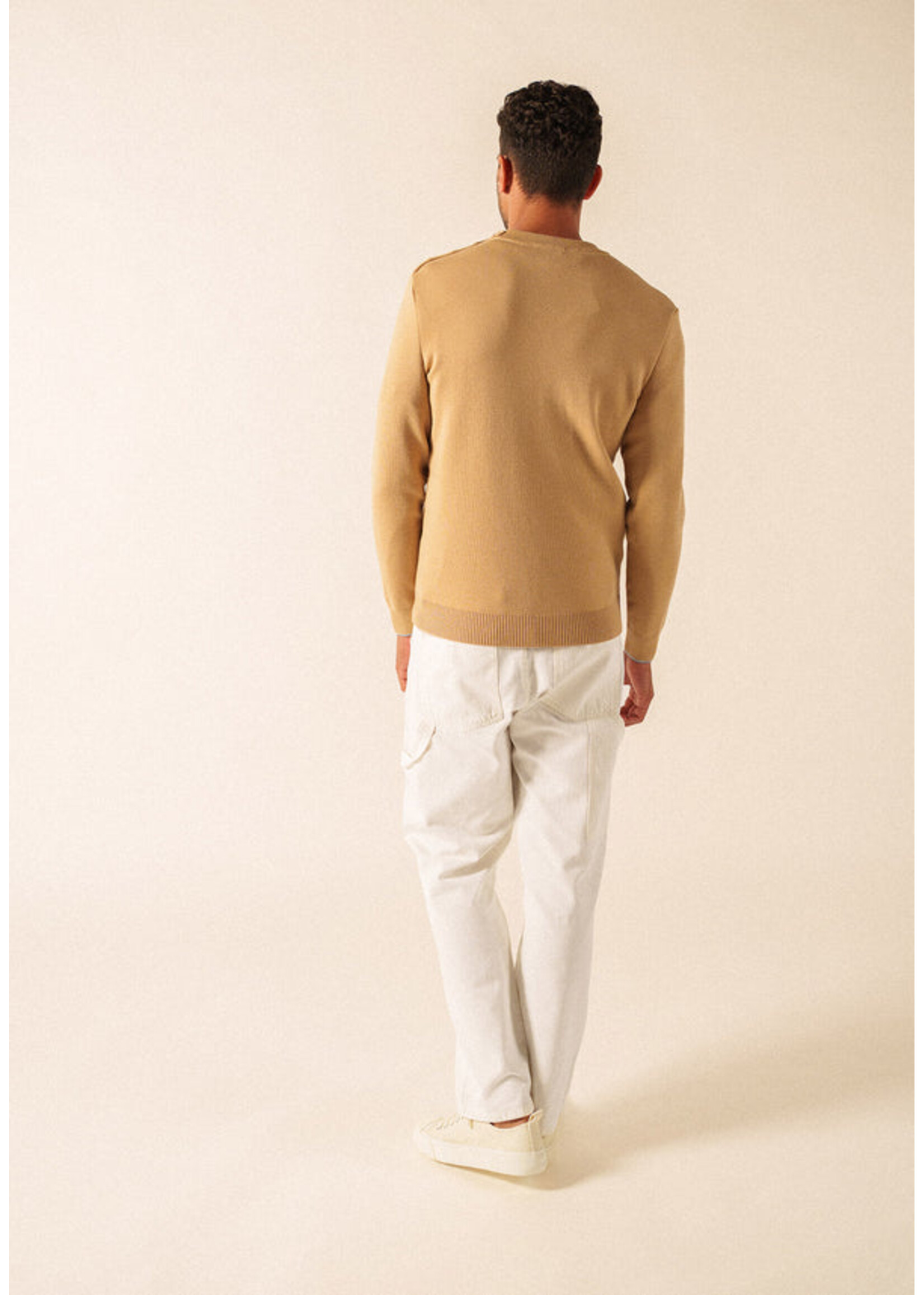 SAINT-JAMES St-James crew neck sweater, 100% wool - RIVES