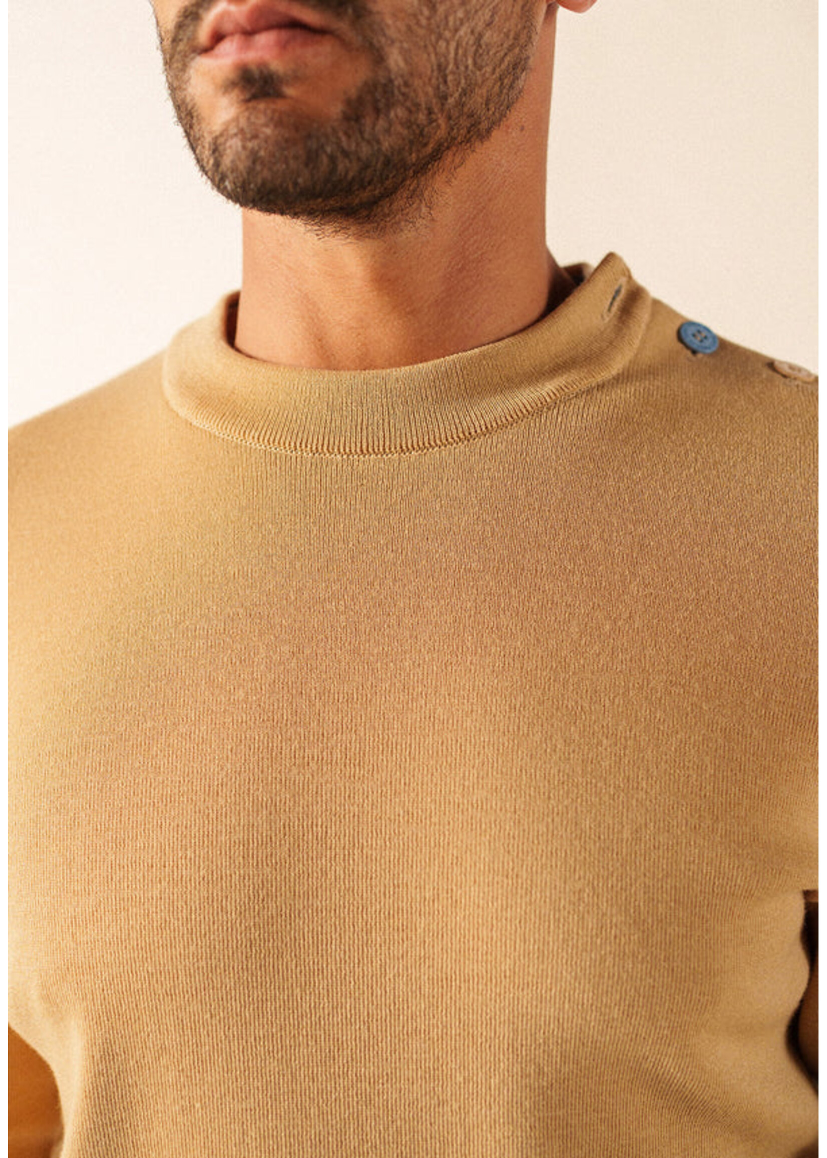 SAINT-JAMES St-James crew neck sweater, 100% wool - RIVES