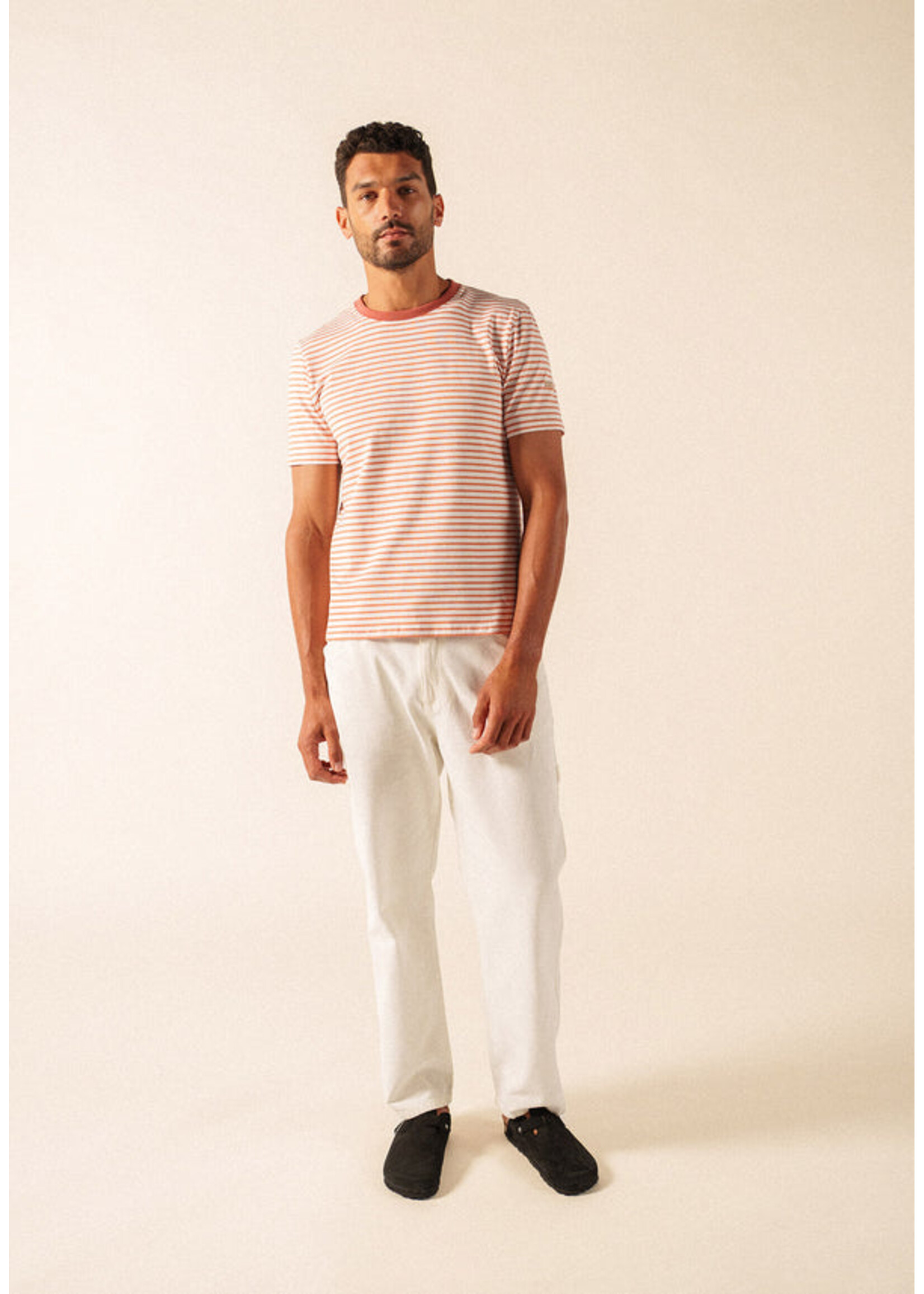 SAINT-JAMES  St-James striped cotton/elastane T-shirt - PLOUHINEC