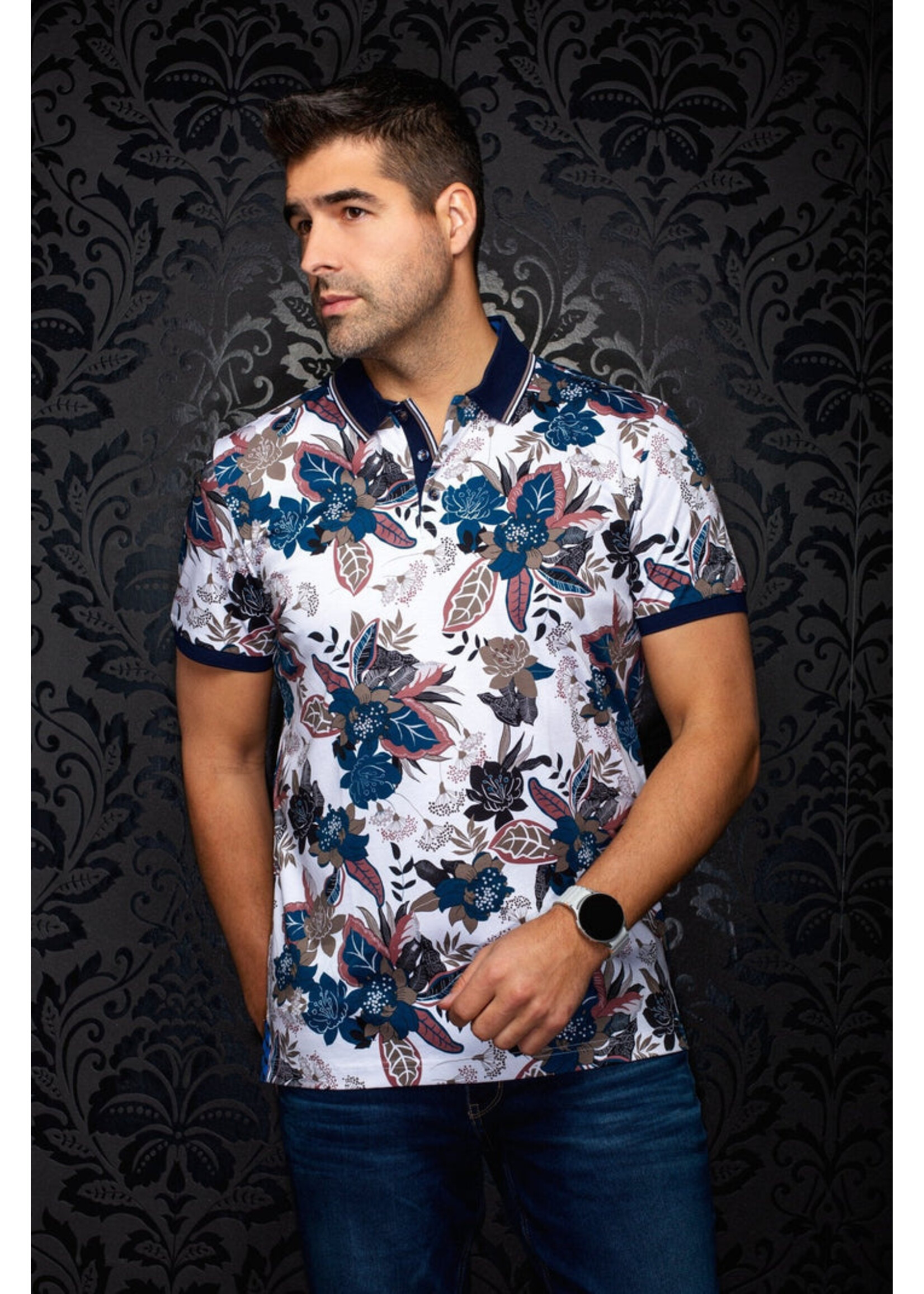 AU NOIR Polo mc Au Noir - HIVA