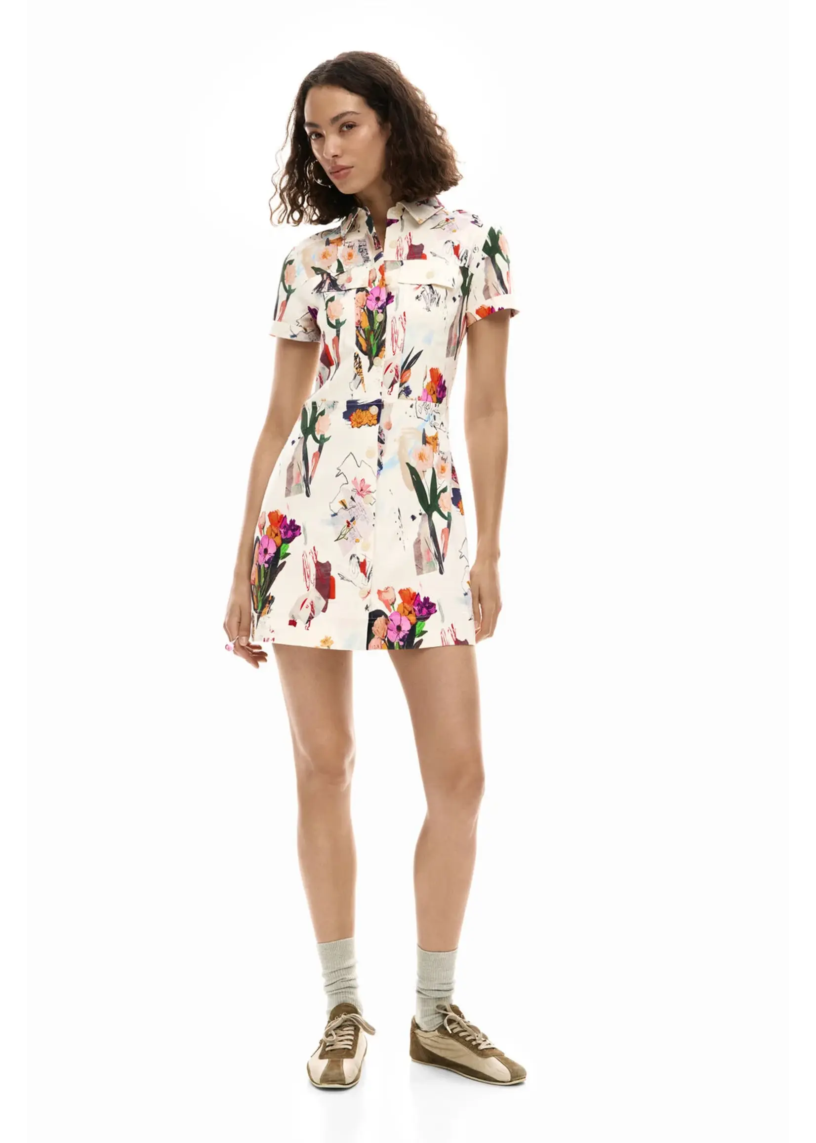 DESIGUAL Robe courte mc Desigual VEST_FINI