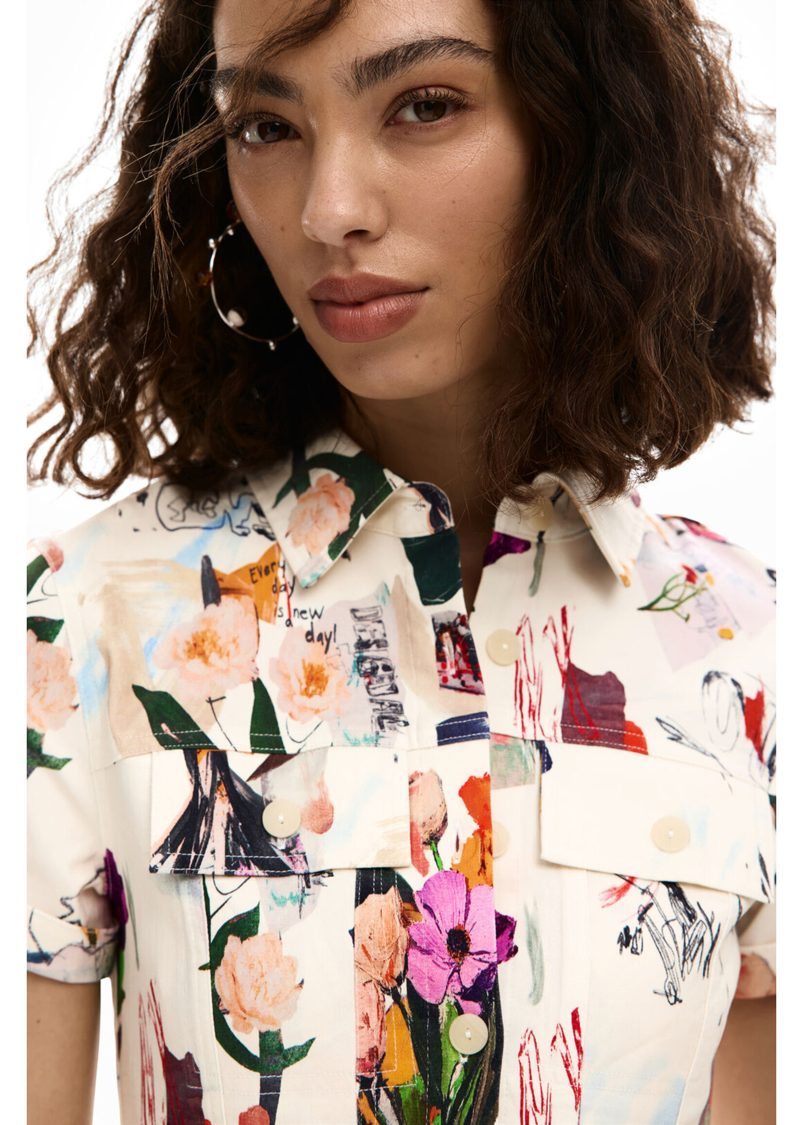 DESIGUAL Robe courte mc Desigual VEST_FINI