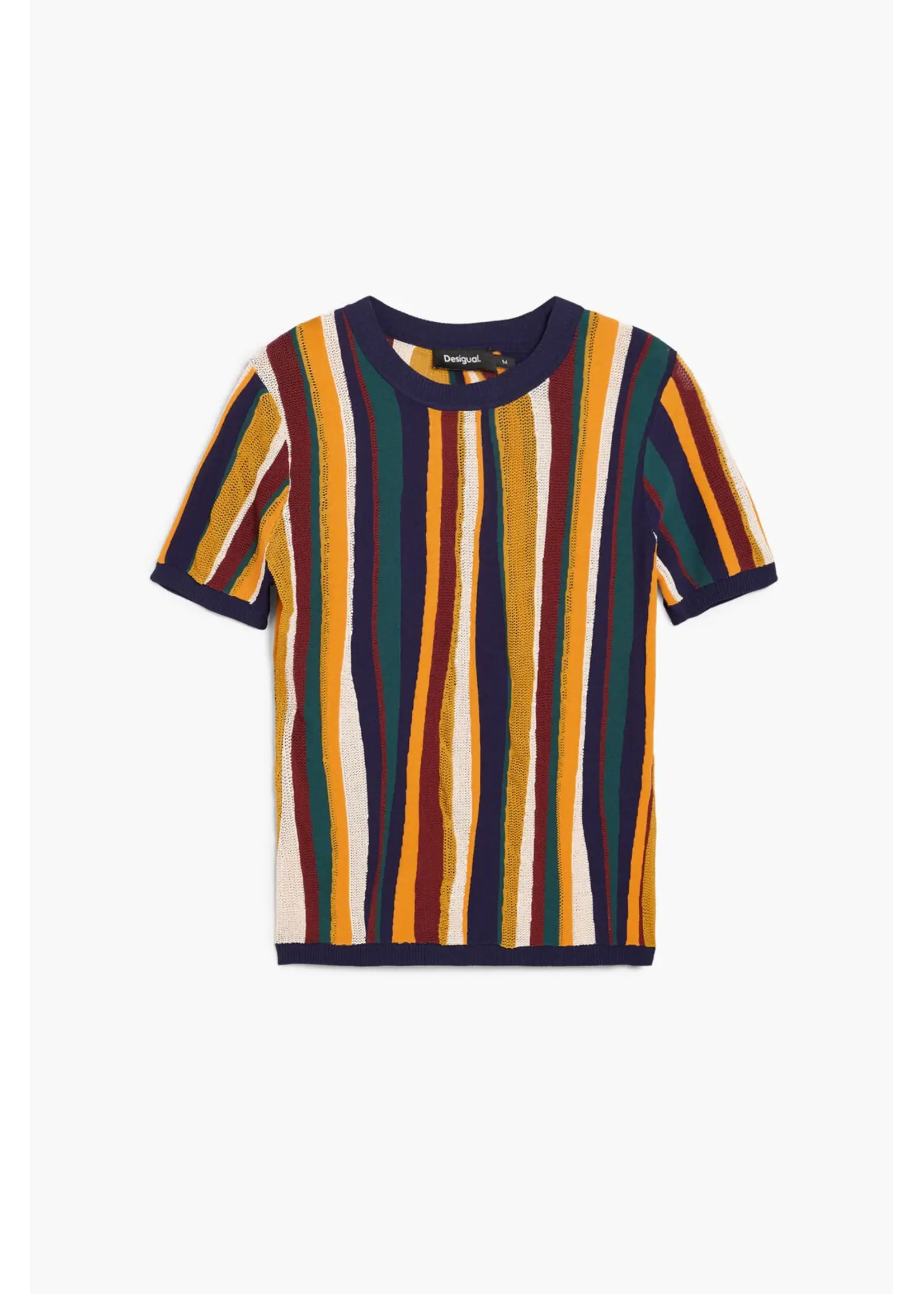 DESIGUAL T-shirt rayé Desigual design Christian Lacroix TS_STRIPES_LACROIX
