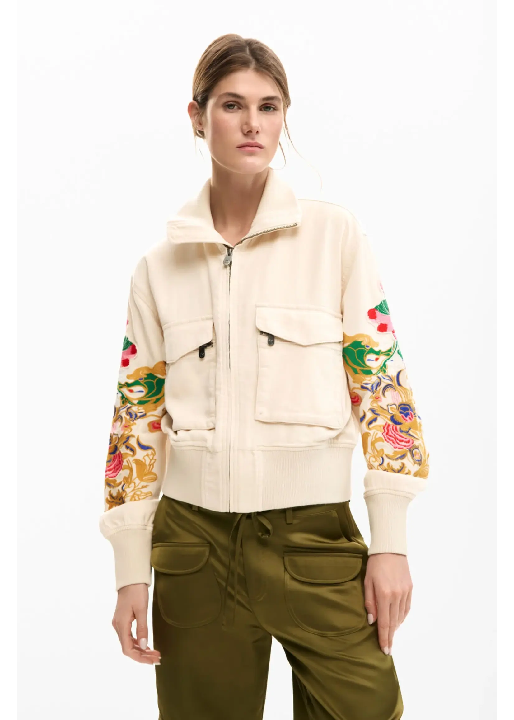 DESIGUAL Blouson Desigual à manches imprimées avec capuchon CHAQ_MOZART