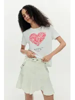 DESIGUAL T-shirt Desigual avec coeur rouge TS_COR