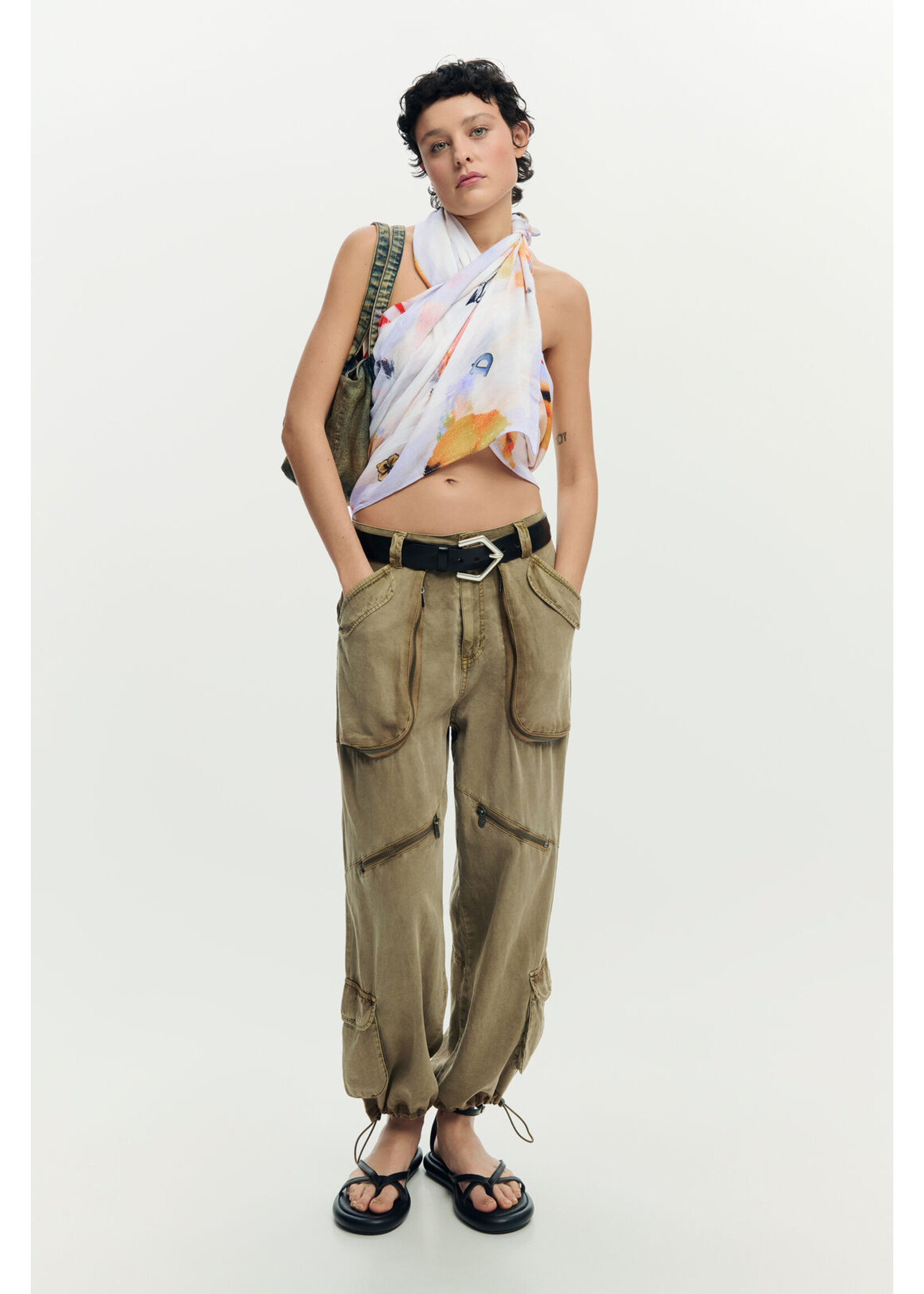 DESIGUAL Écharpe légère Desigual FOU_RECORTBLUR