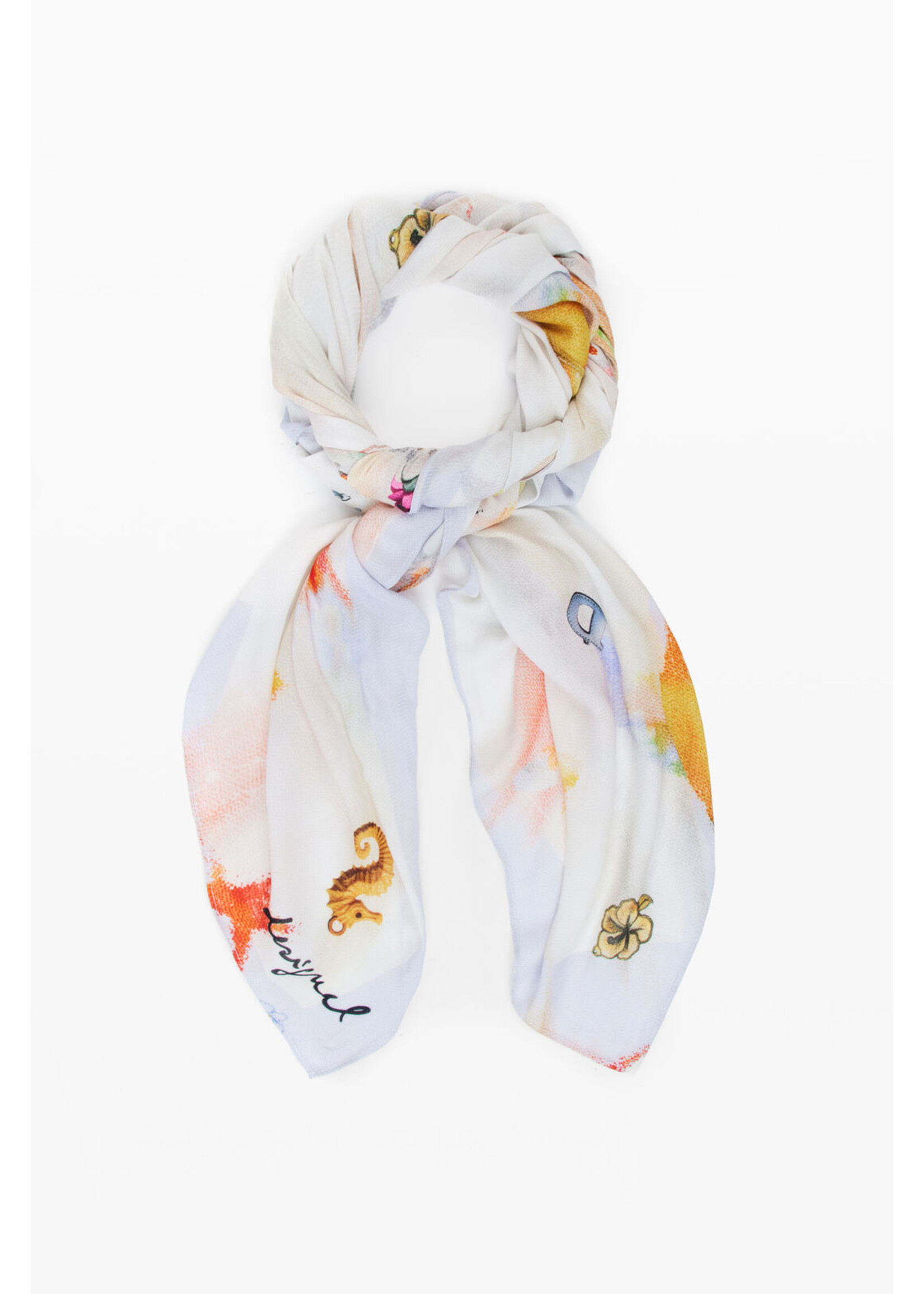 DESIGUAL Écharpe légère Desigual FOU_RECORTBLUR