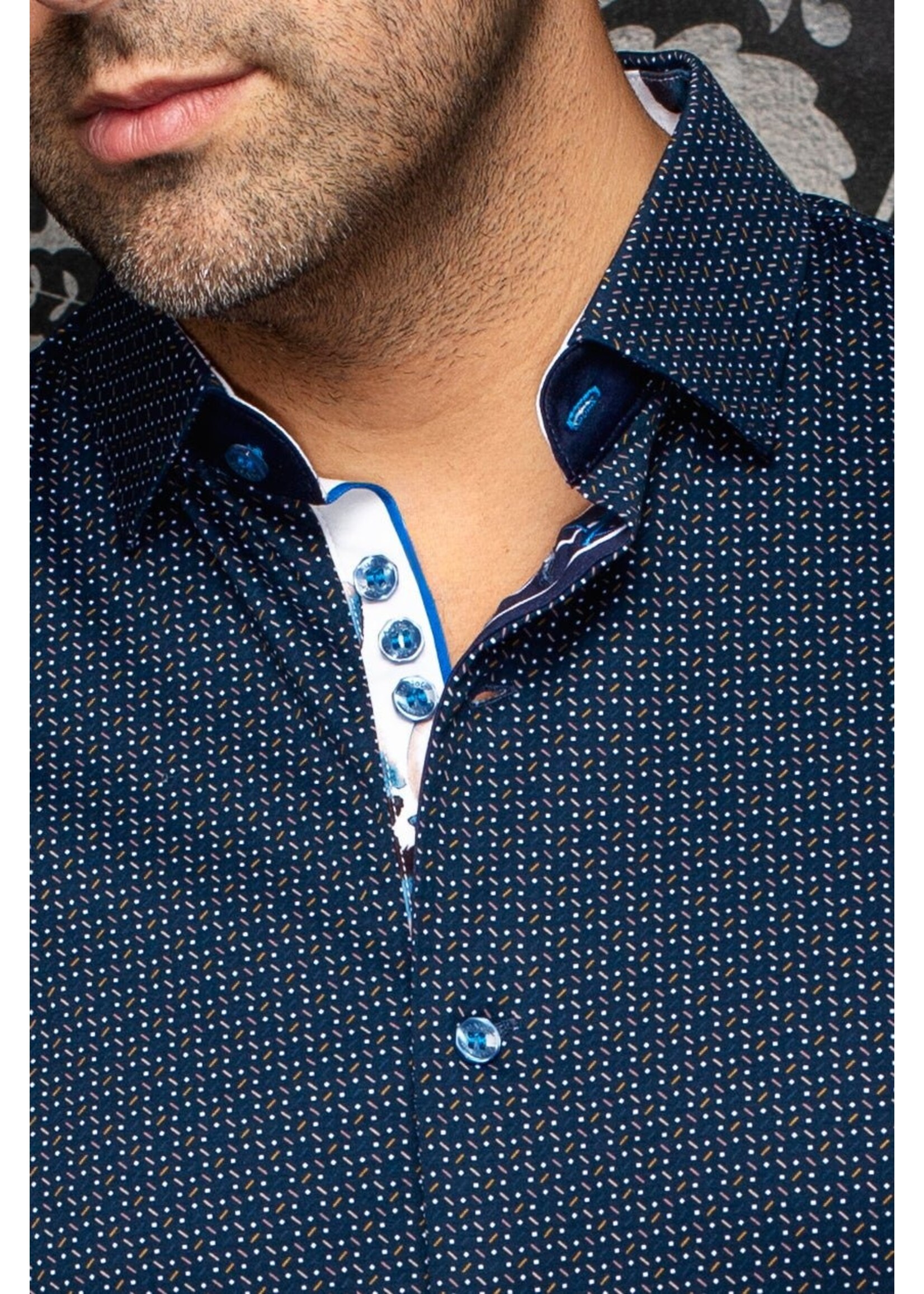 AU NOIR Chemise mc Au Noir - ROSEFIELD (SS) - 3 couleurs disponibles