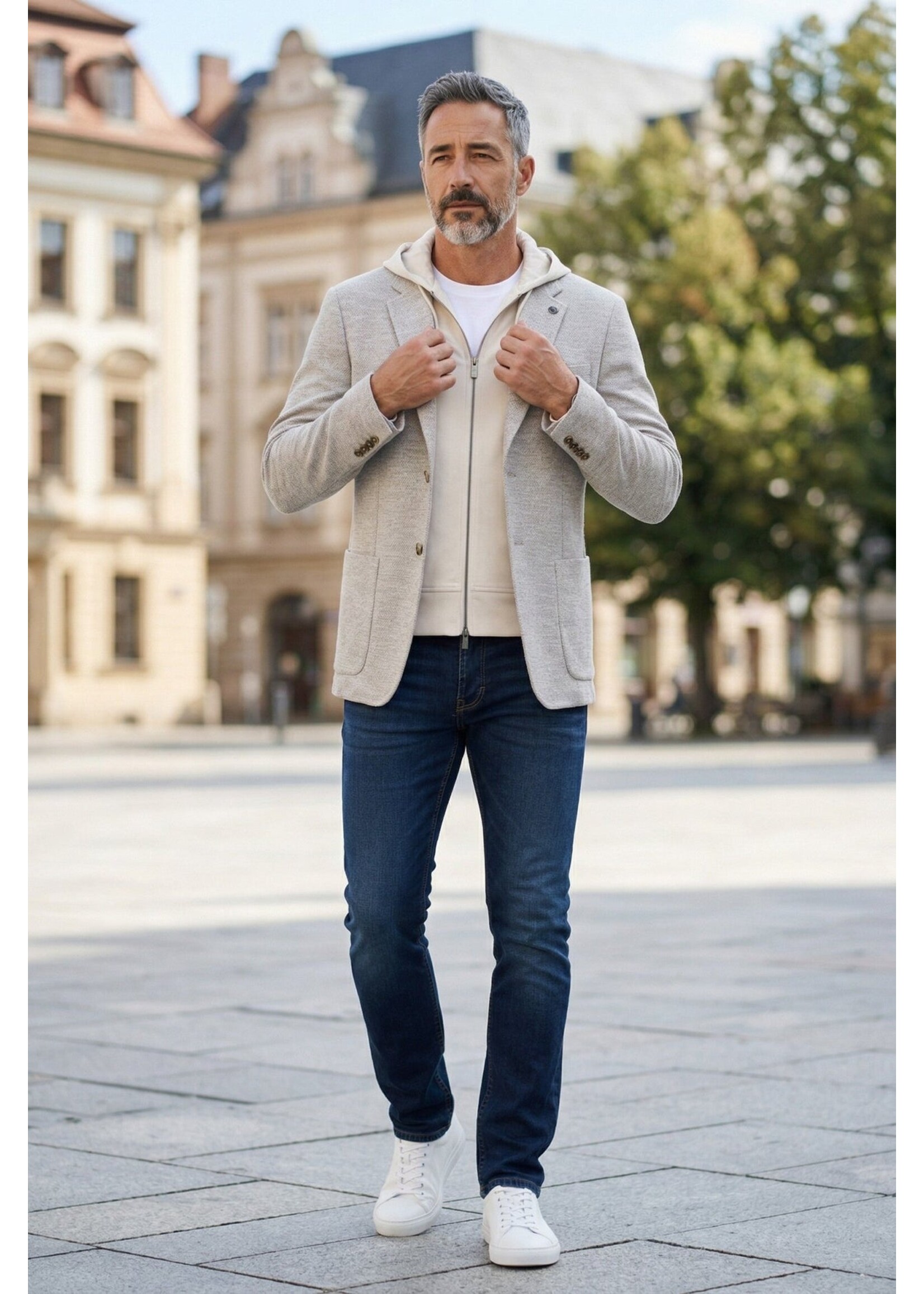 AU NOIR NOAH-HOOD Blazer, Beige