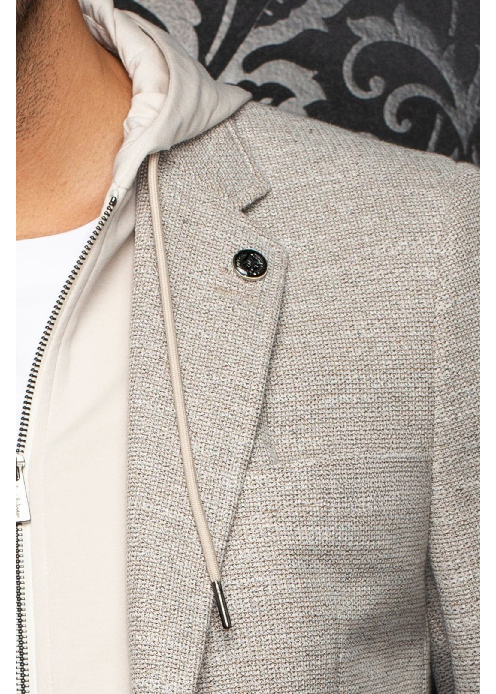 AU NOIR Veston sport un seul bouton avec Capuchon rétractable - NOAH-HOOD