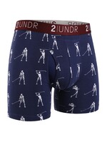 2|UNDR Boxer 6'' Swing Shift en mélange de modal imprimé golfeurs-Homme