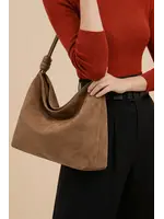 PRENELOVE Grand sac à l'épaule en simili-suède modèle Chatham - preneLOVE