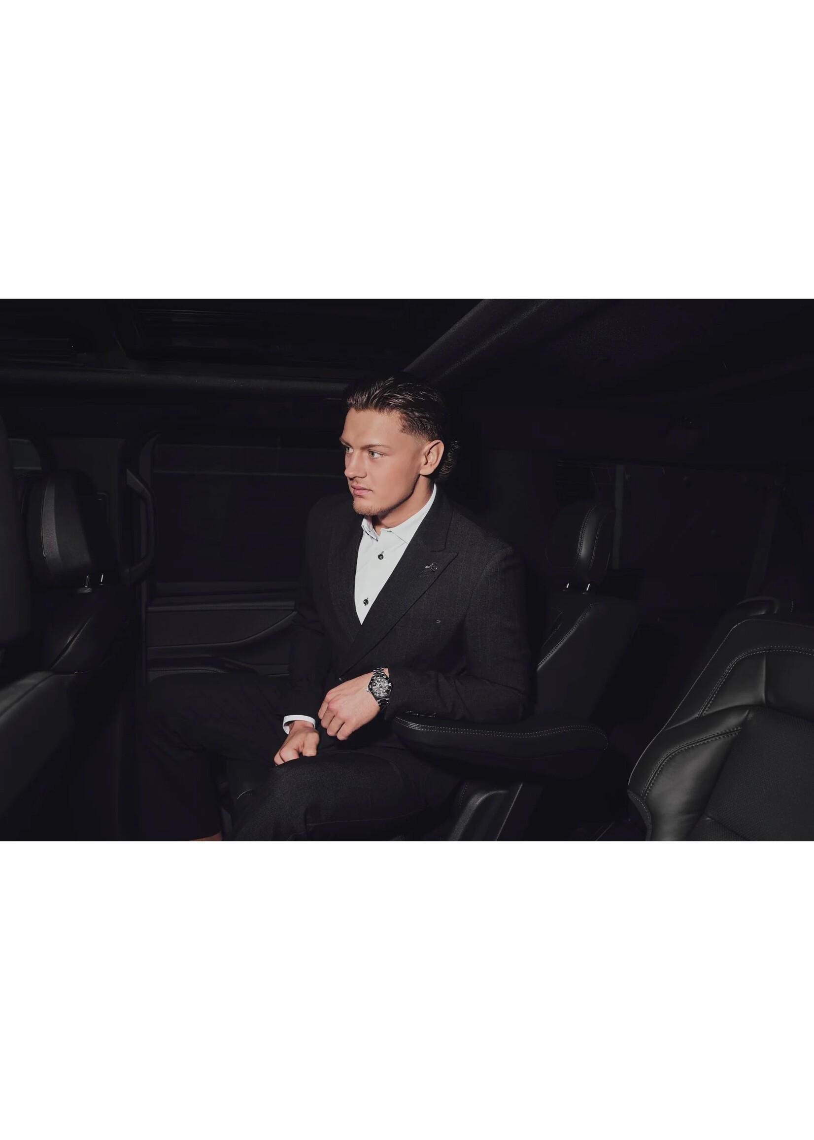 AU NOIR Veston extensible double boutonnière BOMER-Homme