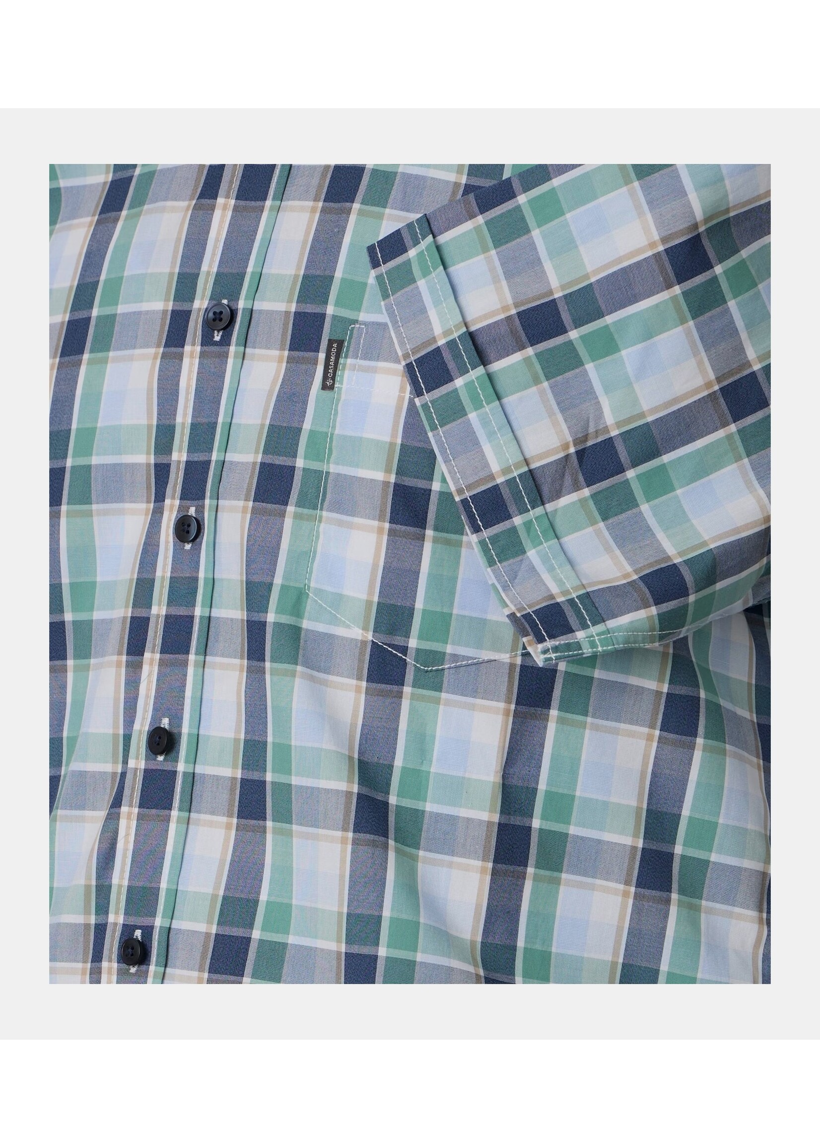 CASA MODA Chemise décontractée mc Casa Moda à carreaux