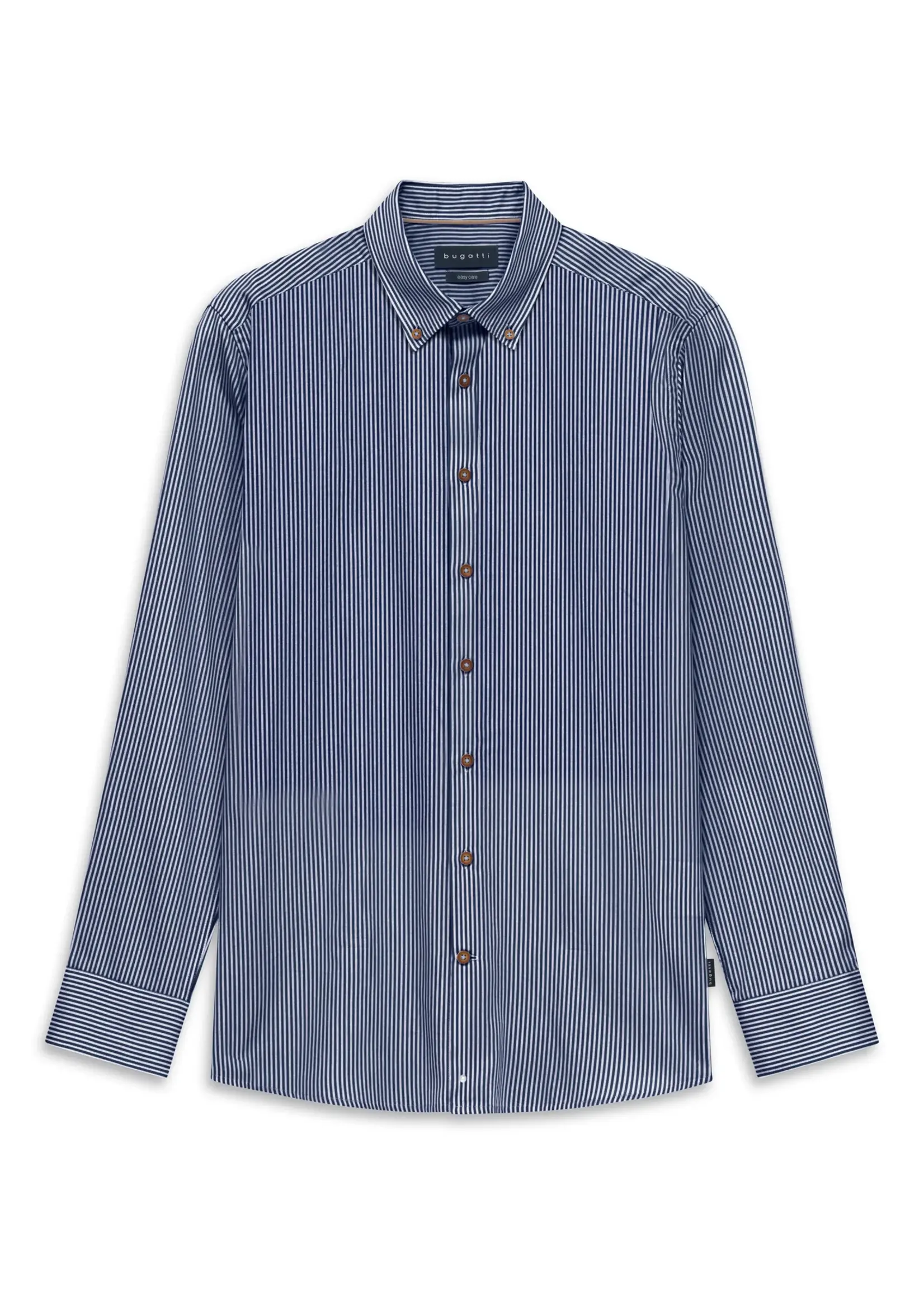 BUGATTI Chemise rayée large avec boutons au col - BUGATTI
