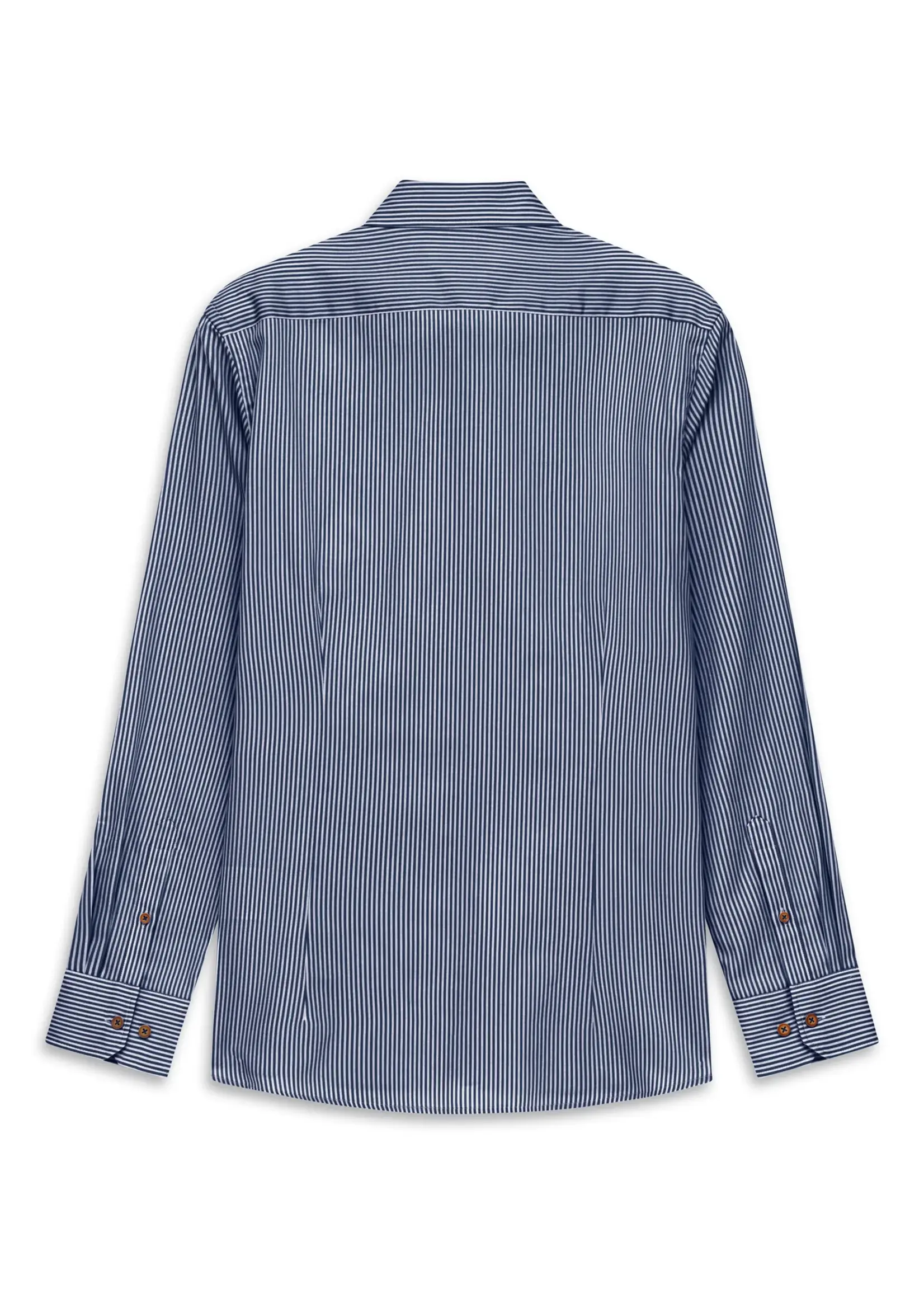 BUGATTI Chemise rayée large avec boutons au col - BUGATTI