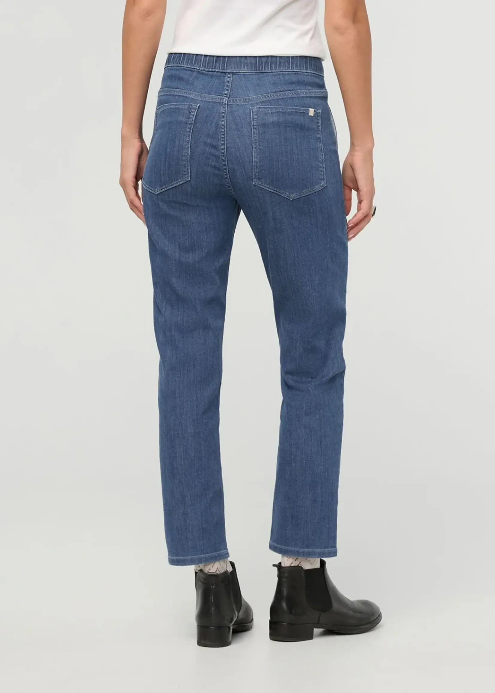 DUER Jeans performance pour femme en denim léger coupe droite - DUER
