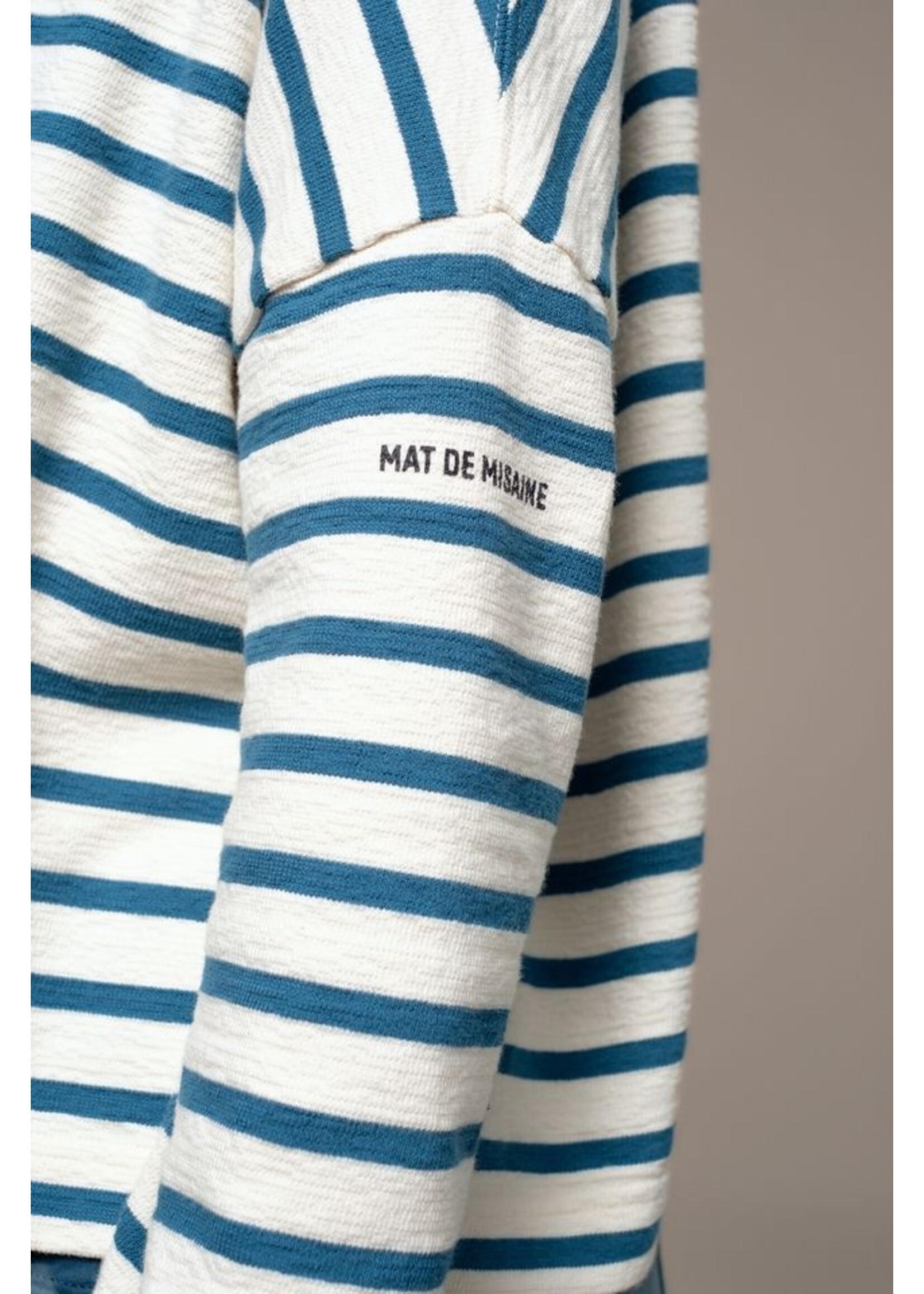 MAT DE MISAINE Oversized Breton striped shirt- MAKI