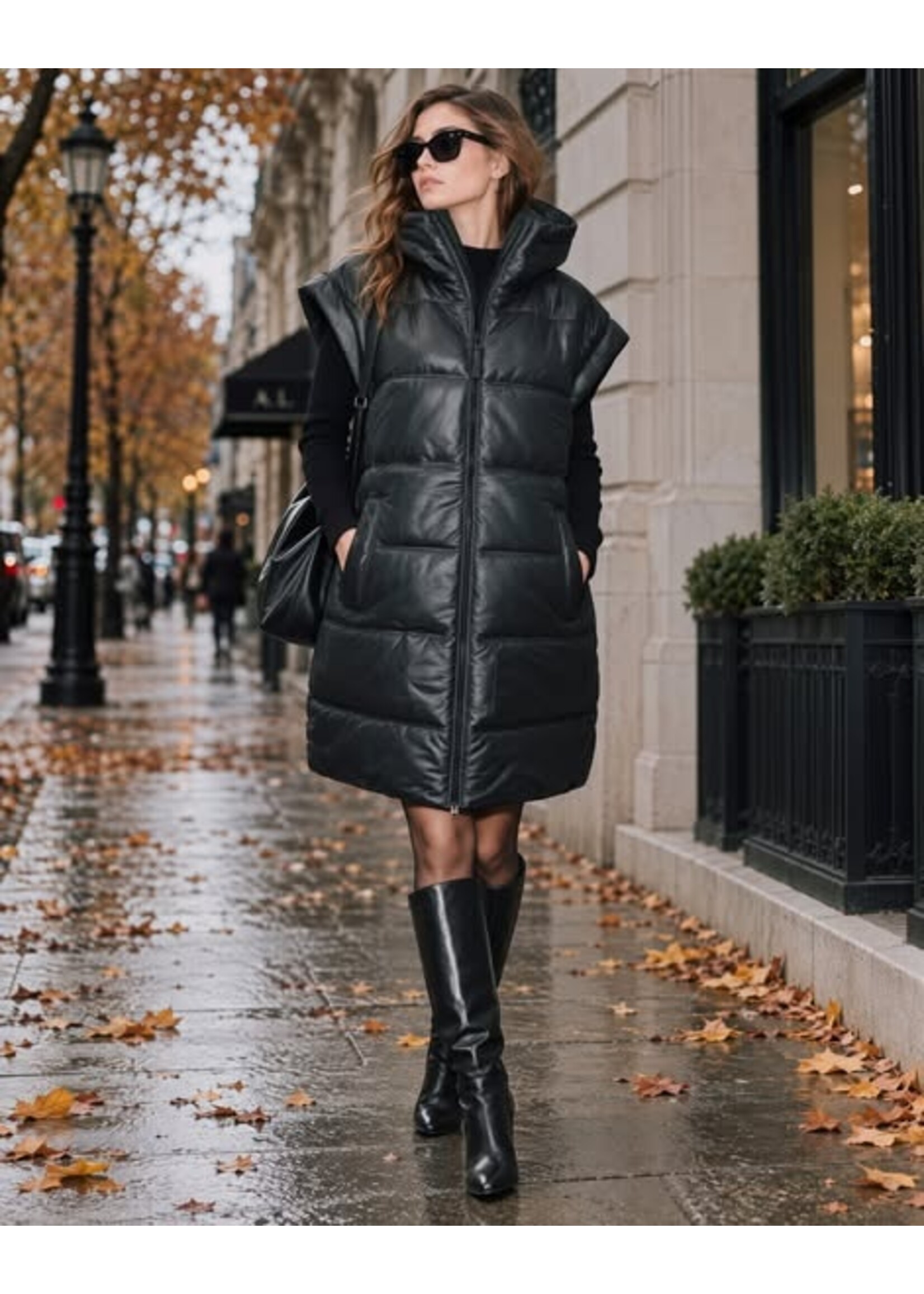 MAURITIUS KATRIN long leather jacket by MAURITIUS