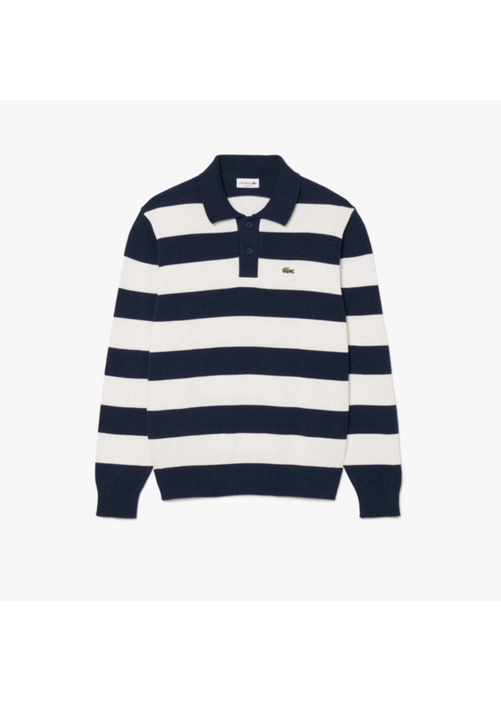 LACOSTE Polo marinière en coton - LACOSTE
