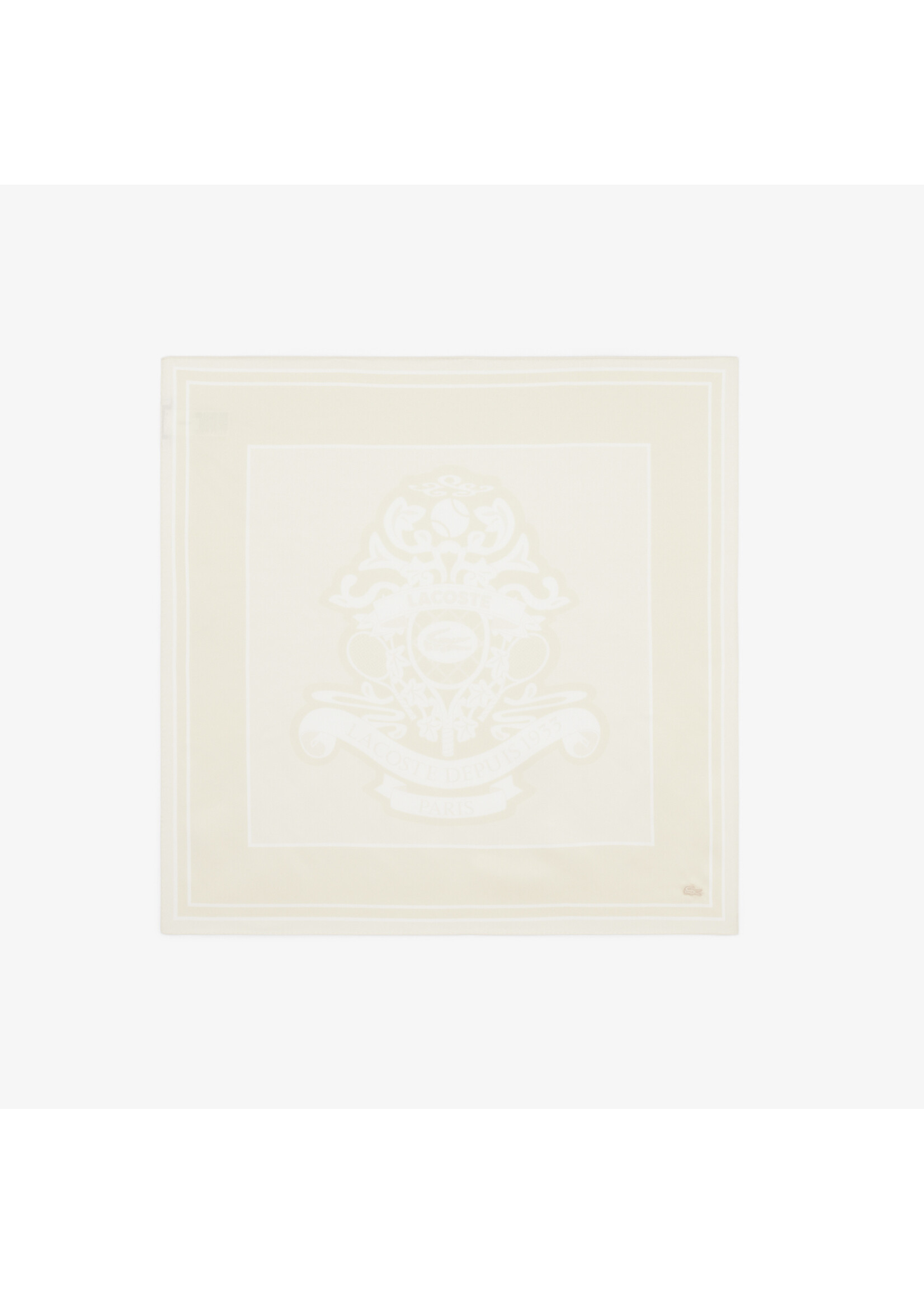 LACOSTE Foulard chic imprimé - LACOSTE