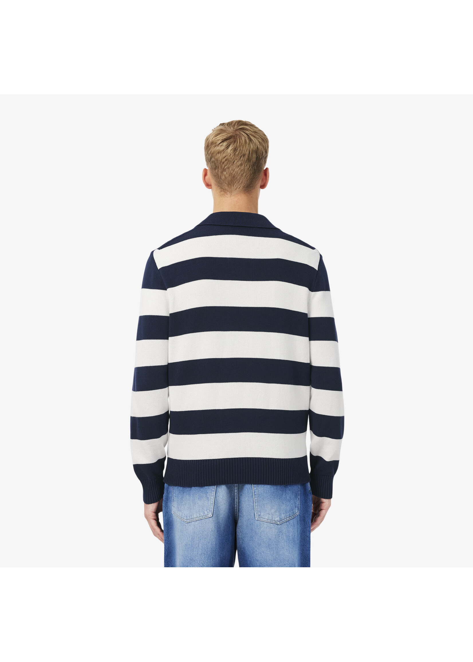 LACOSTE Polo marinière en coton - LACOSTE