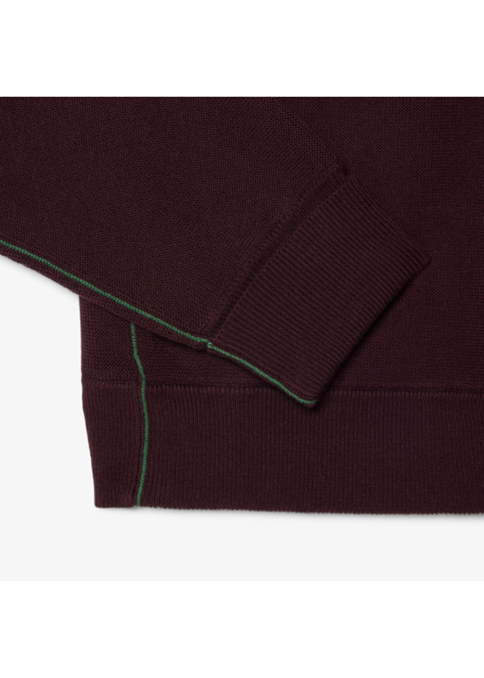 LACOSTE Cardiguan coton/laine avec logo - LACOSTE