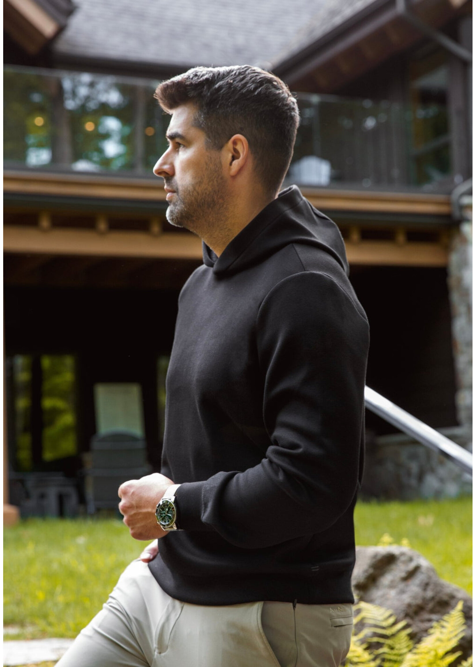 AU NOIR Veste sweatshirt à capuchon - KAIZEN par AU NOIR