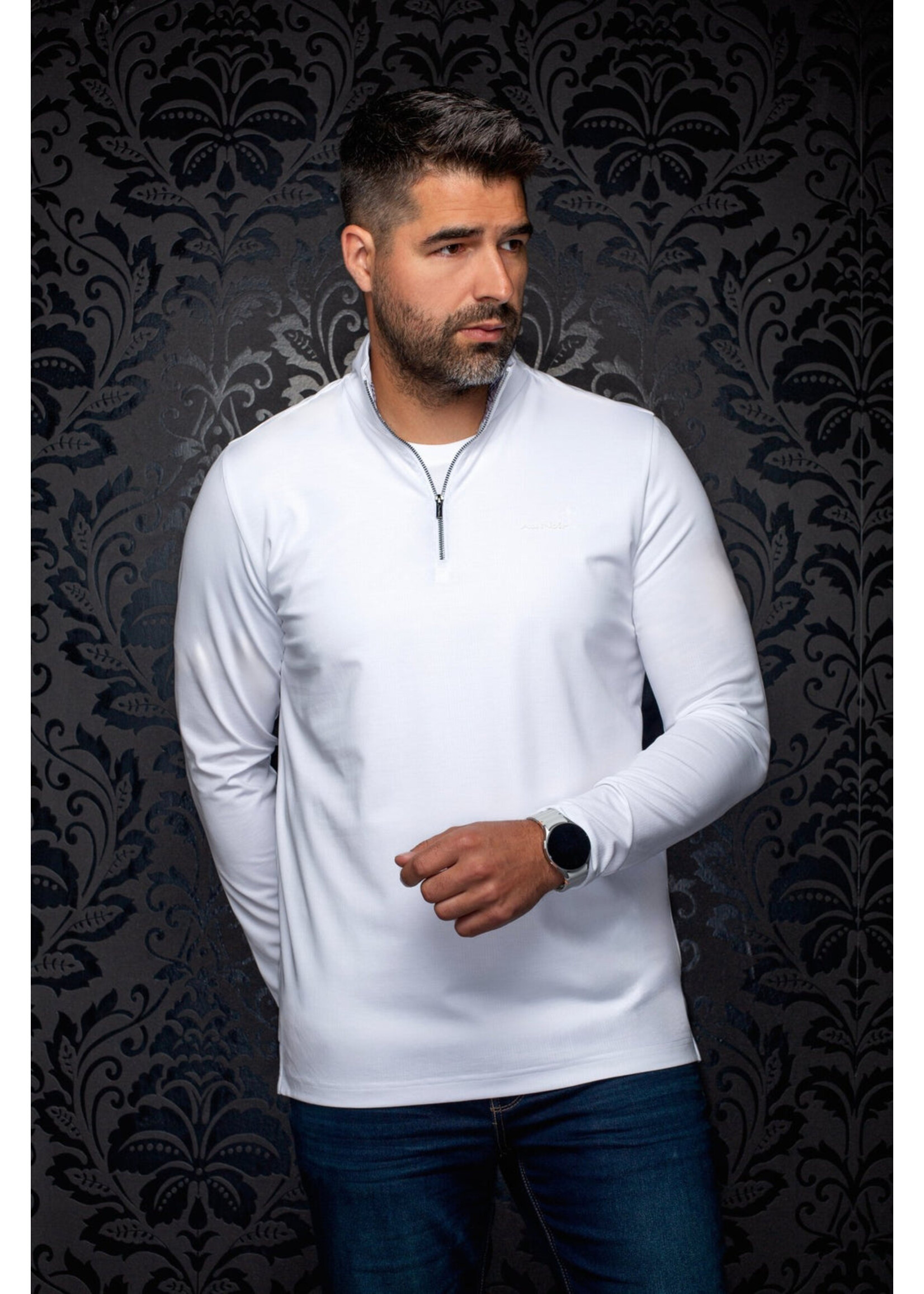 AU NOIR Chandail à col cheminée - BONNEFOI par AU NOIR  - 2 couleurs disponibles