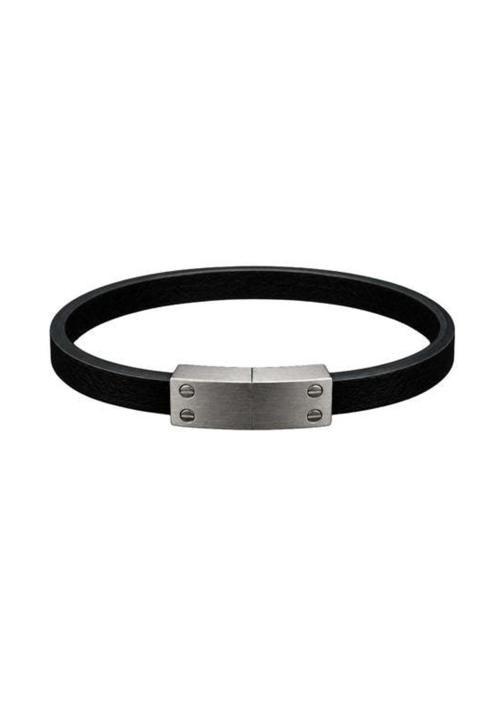 AU NOIR Bracelet en cuir LOOP par AU NOIR