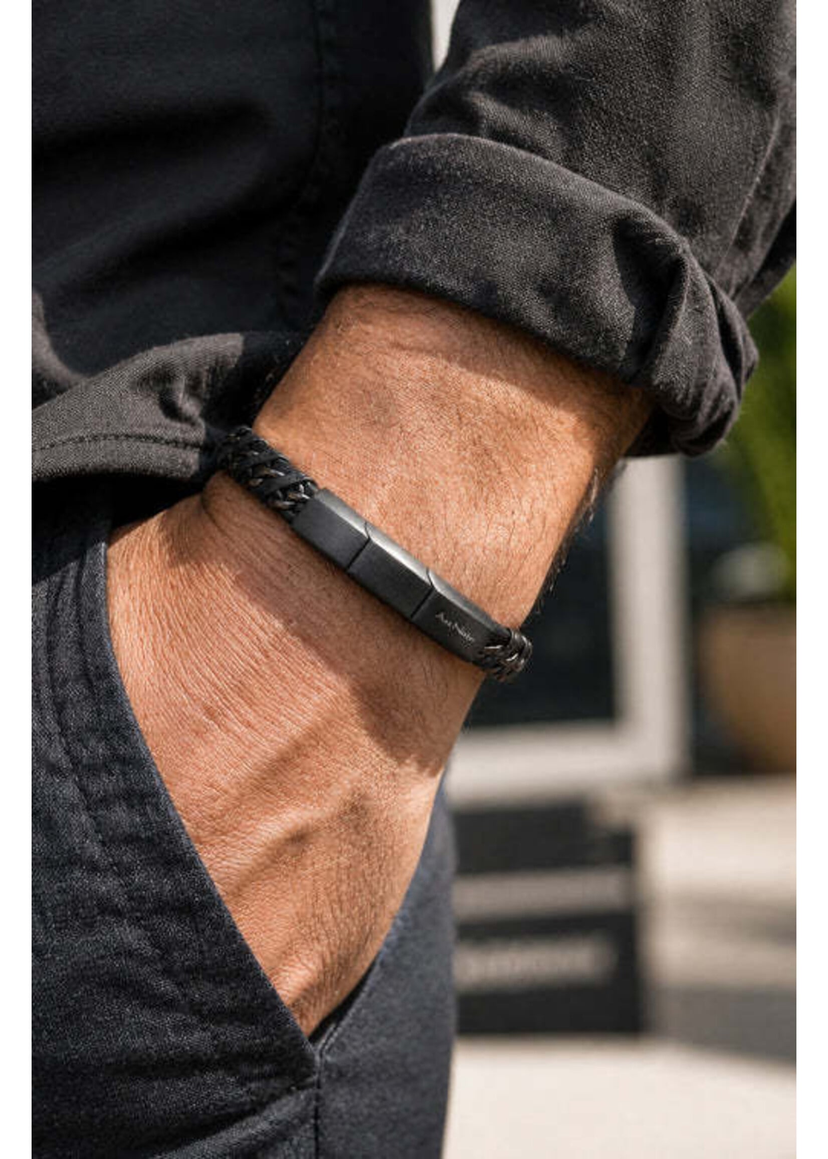 AU NOIR Bracelet IRON par AU NOIR
