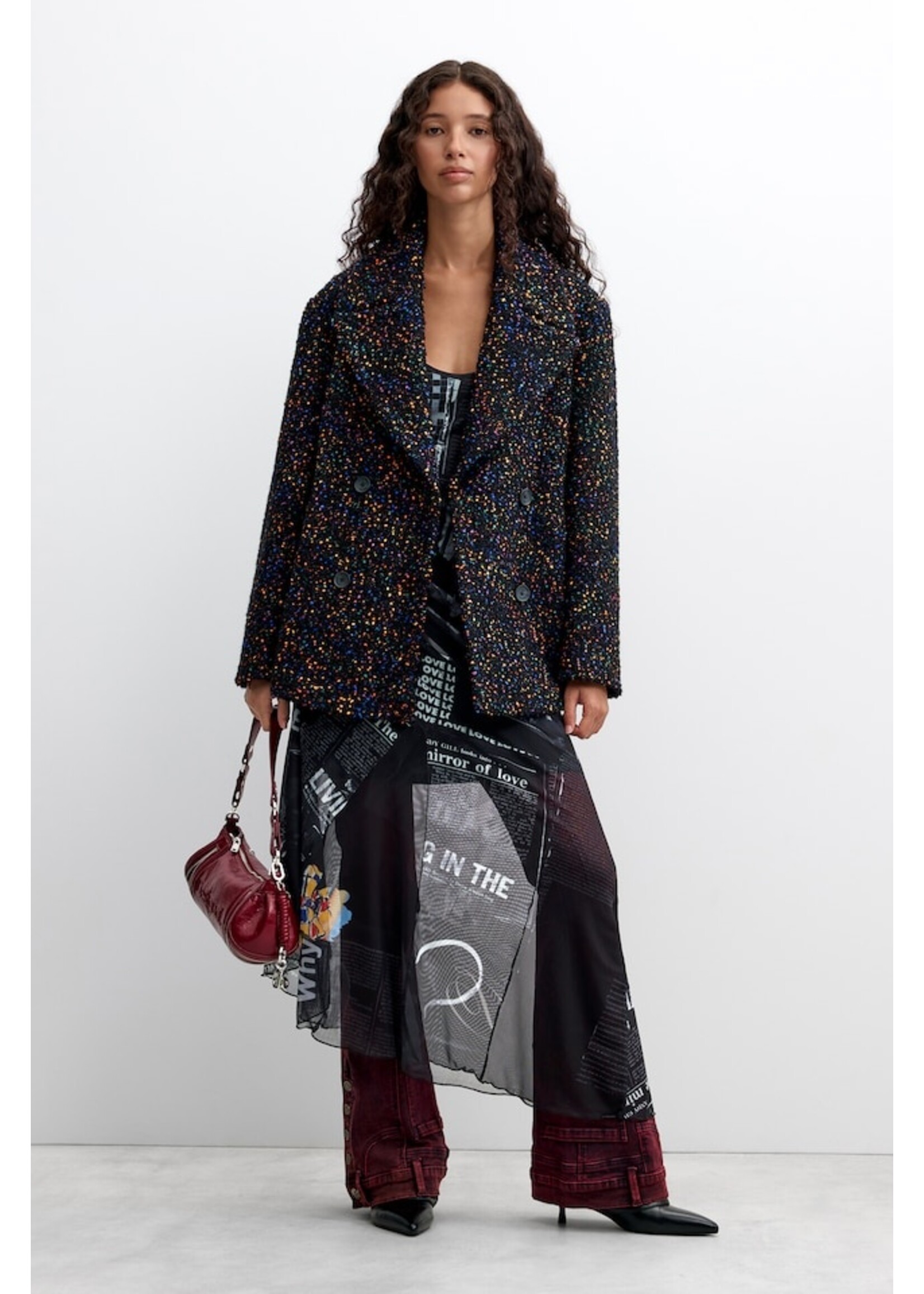 DESIGUAL Manteau mi-saison DESIGUAL "Bottone"