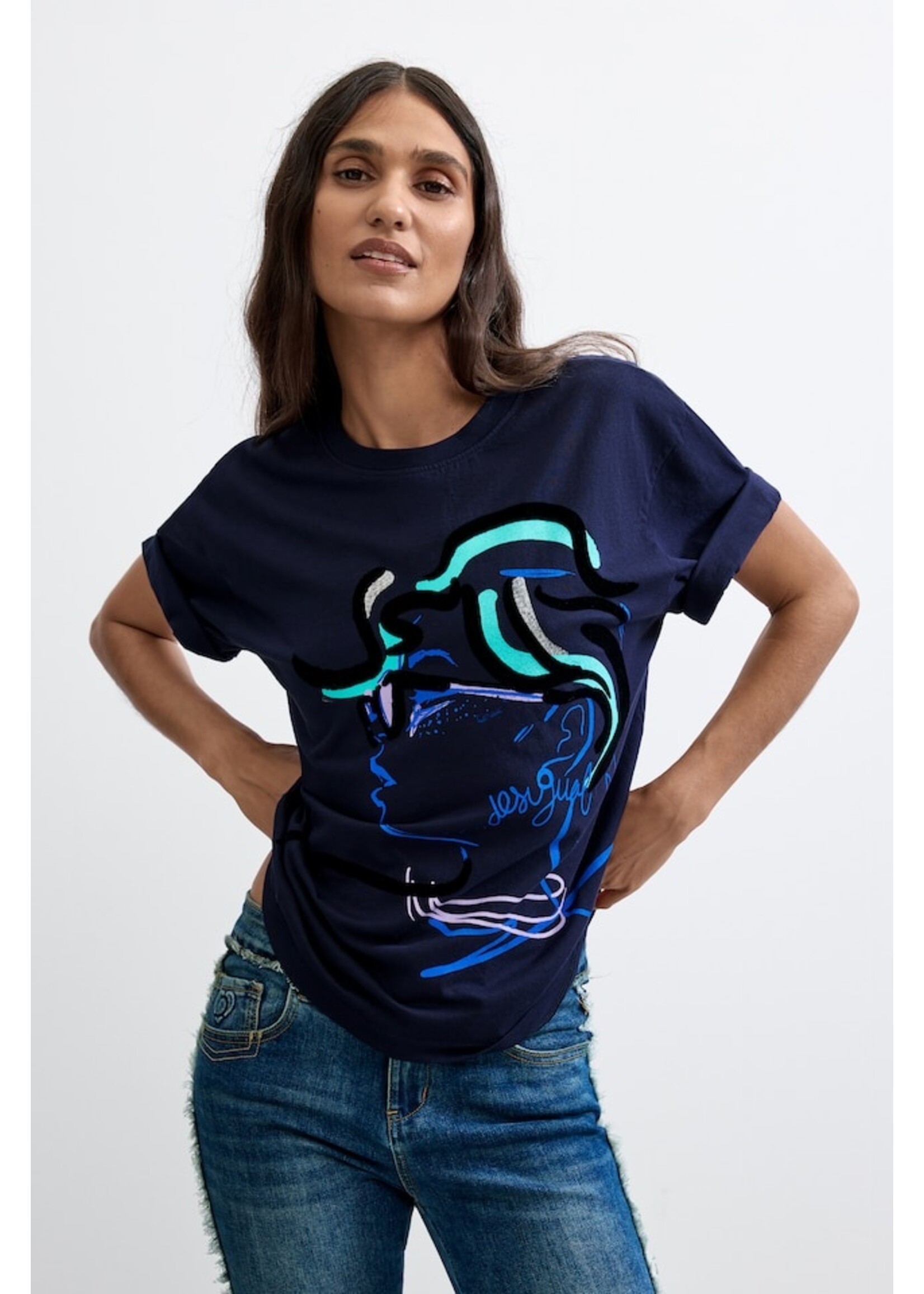 DESIGUAL T-shirt mc Desigual TS_FACE