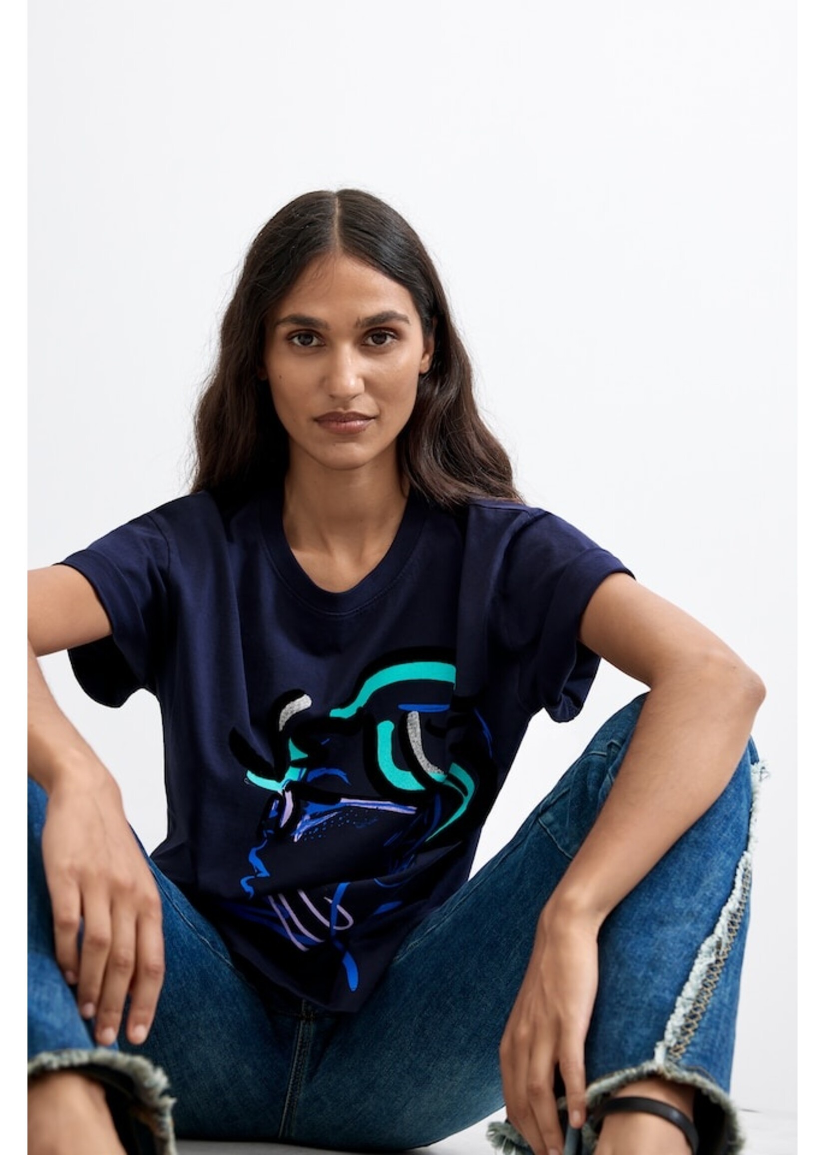 DESIGUAL T-shirt mc Desigual TS_FACE